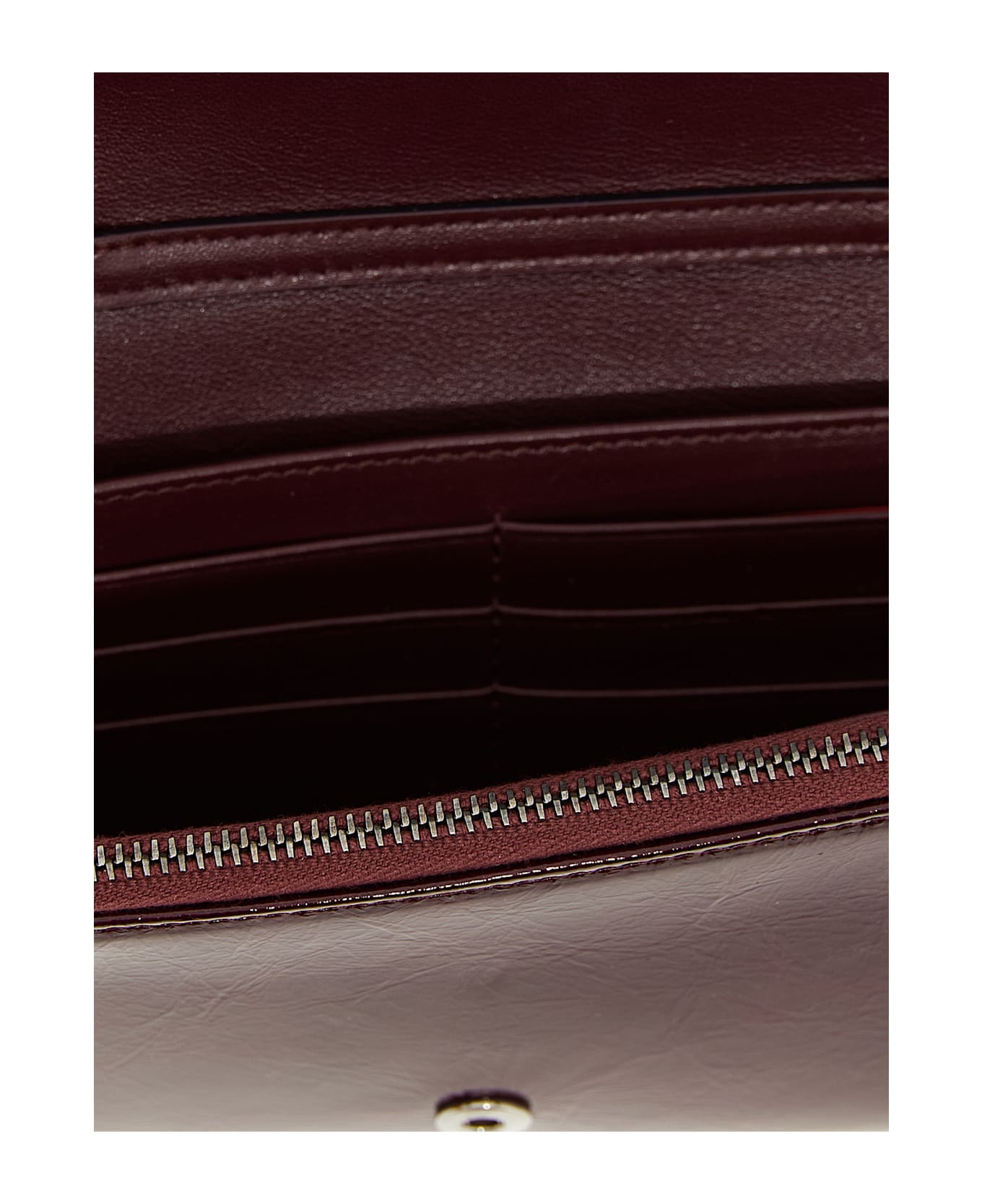 Roger Vivier 
belle Vivier
 Wallet On Chain - Bordeaux