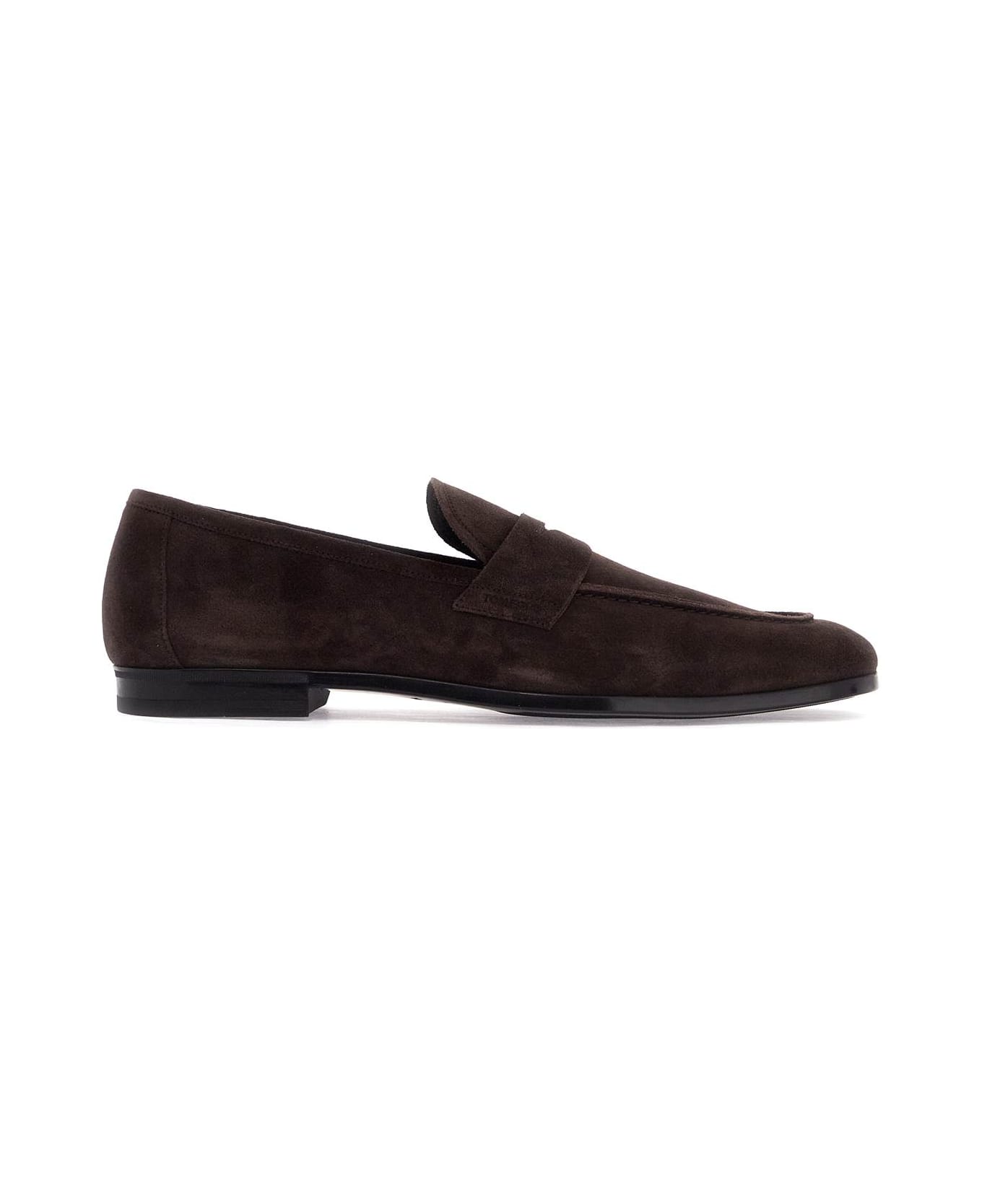 Tom Ford Suede Loaf - BROWN (Brown)