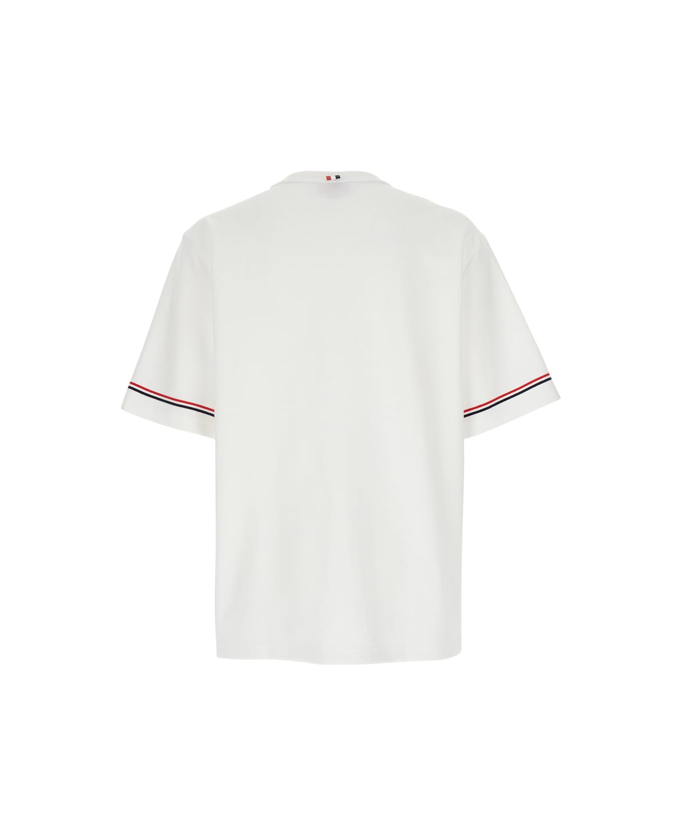 Thom Browne White Crewneck T-shirt - White