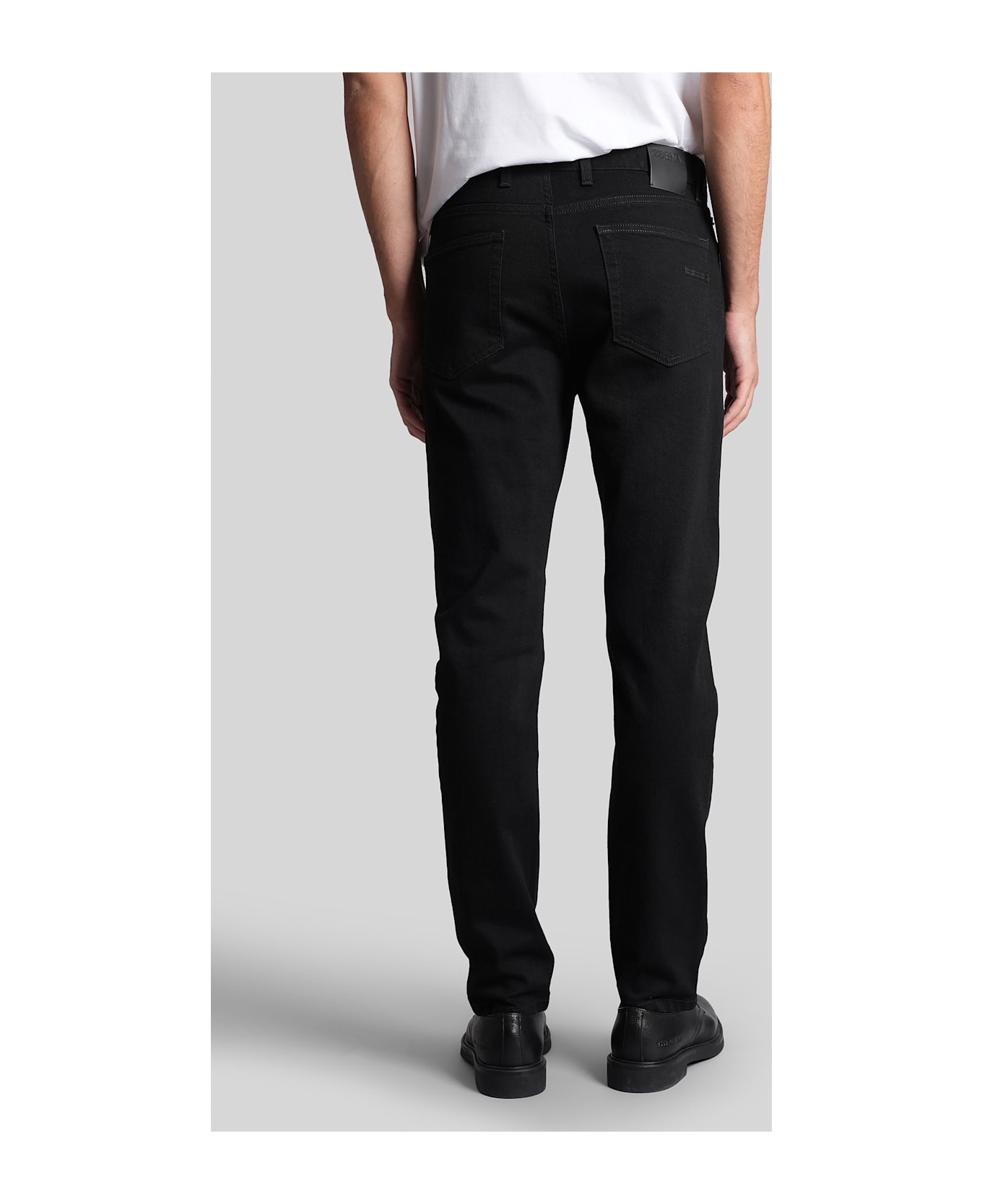 Zegna Jeans In Black Denim - black