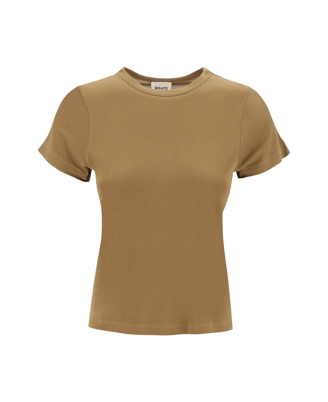 Khaite Round Neck T-shirt - Toffee