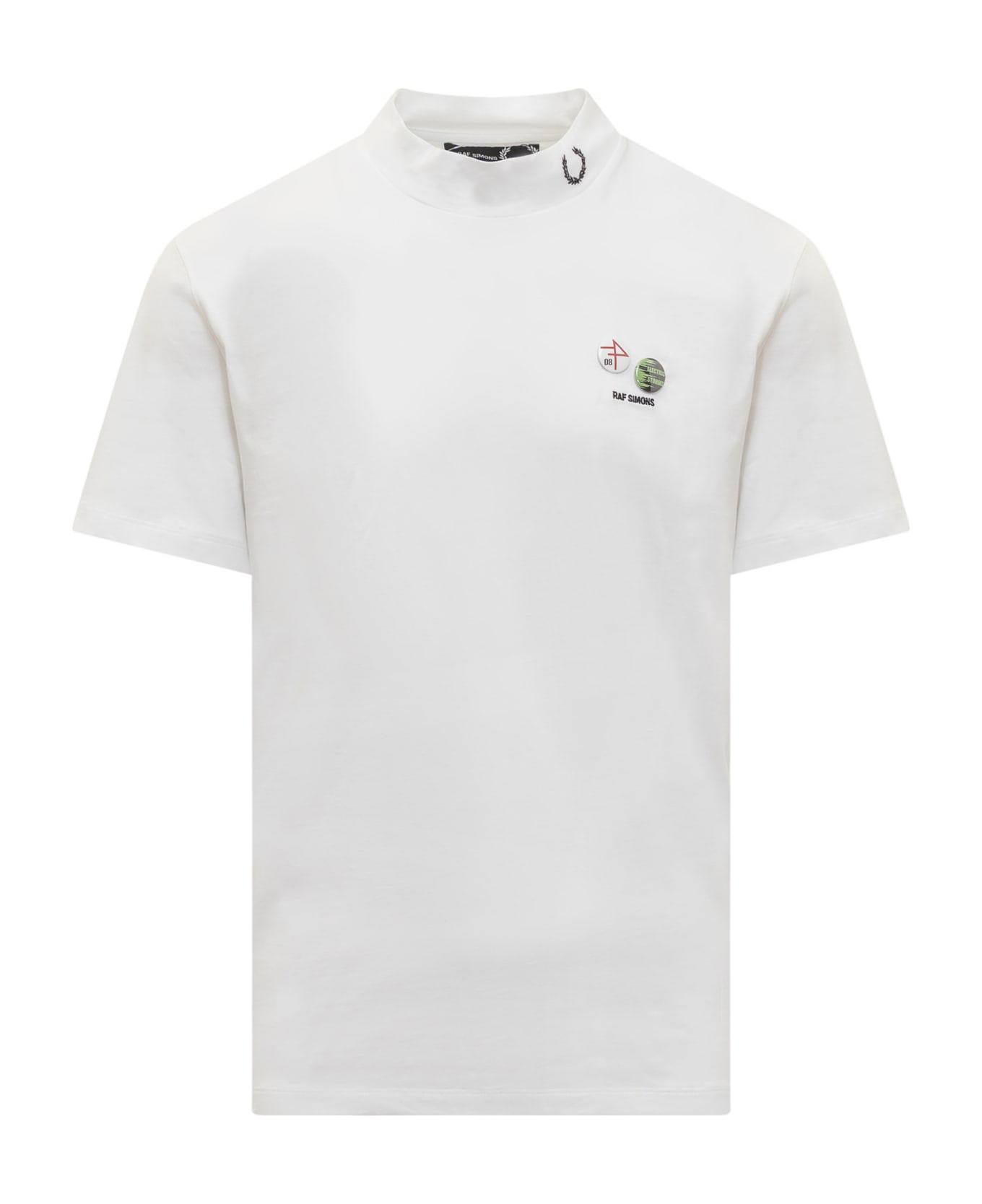 Fred Perry by Raf Simons Fred Perry X Raf Simons T-shirt With Pins - WHITE