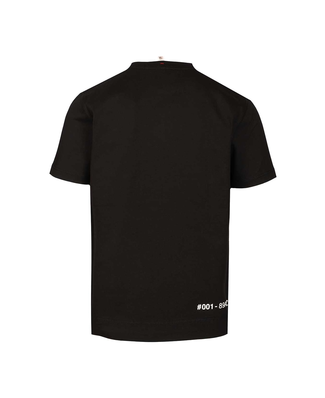 Moncler Grenoble Crew Neck Cotton T-shirt - BLACK