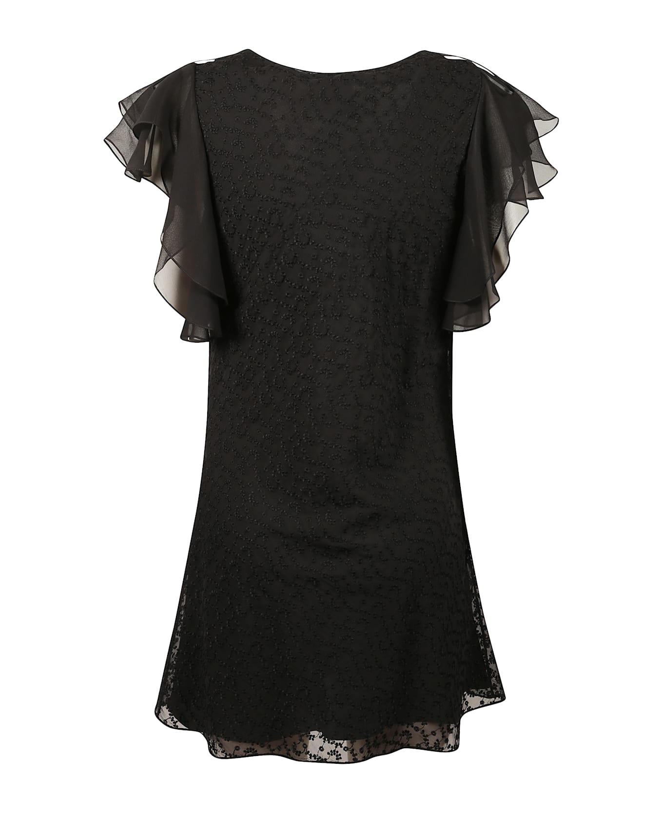 Saint Laurent V-neck Dress - Black