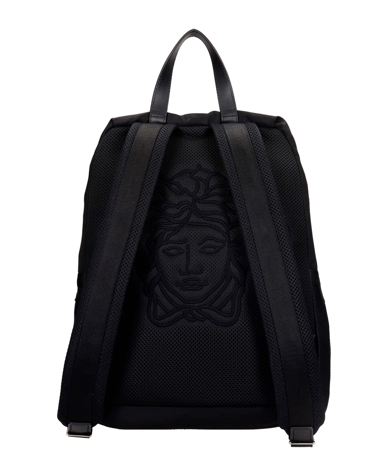 Versace Backpack In Black Nylon italist