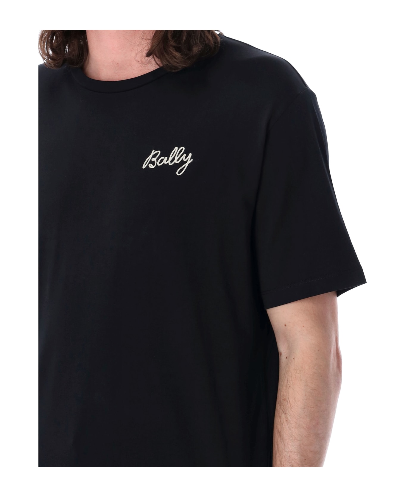 Bally Cord Logo T-shirt - BLACK シャツ