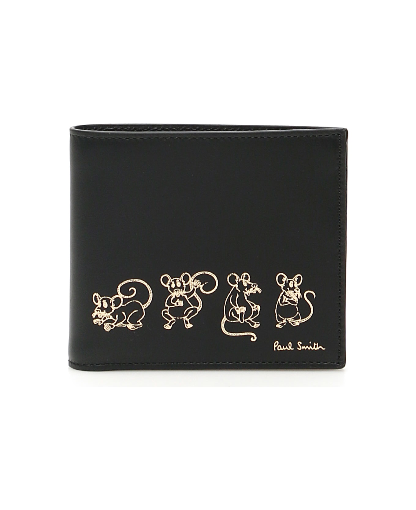 Paul Smith Year Of The Rat Wallet - BLACK (Black)