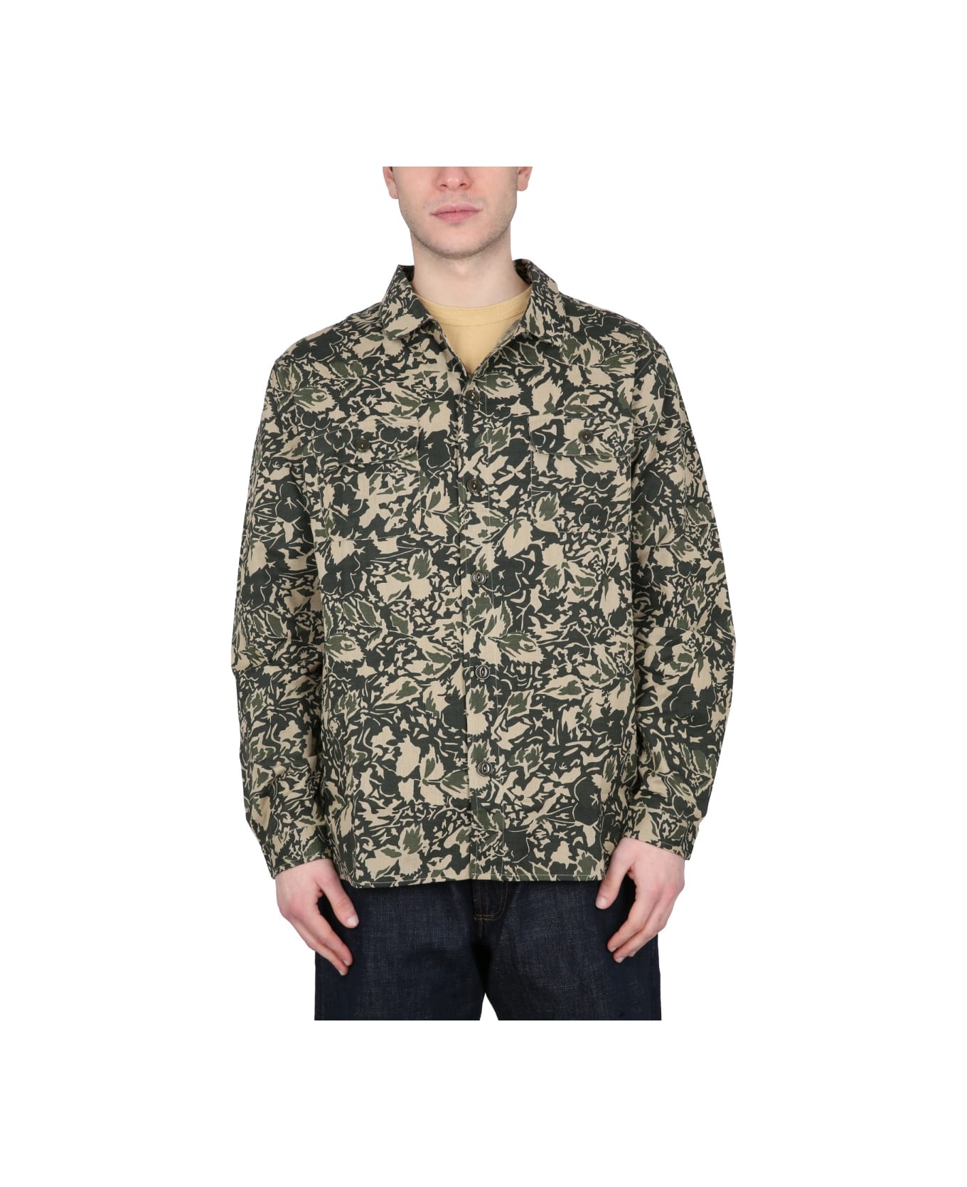 YMC Feathers Shirt - GREEN