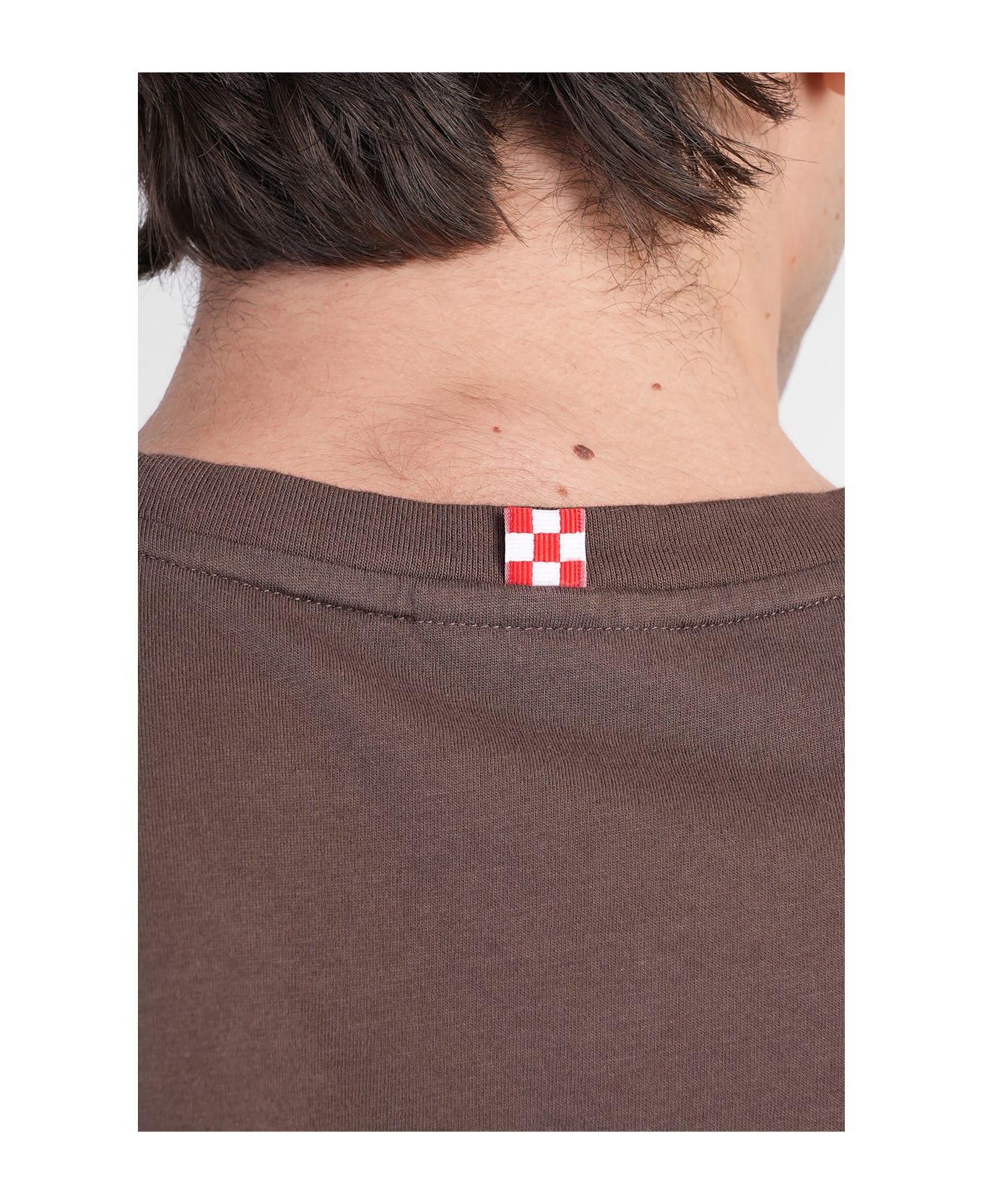 MC2 Saint Barth Dover L T-shirt In Brown Cotton - brown