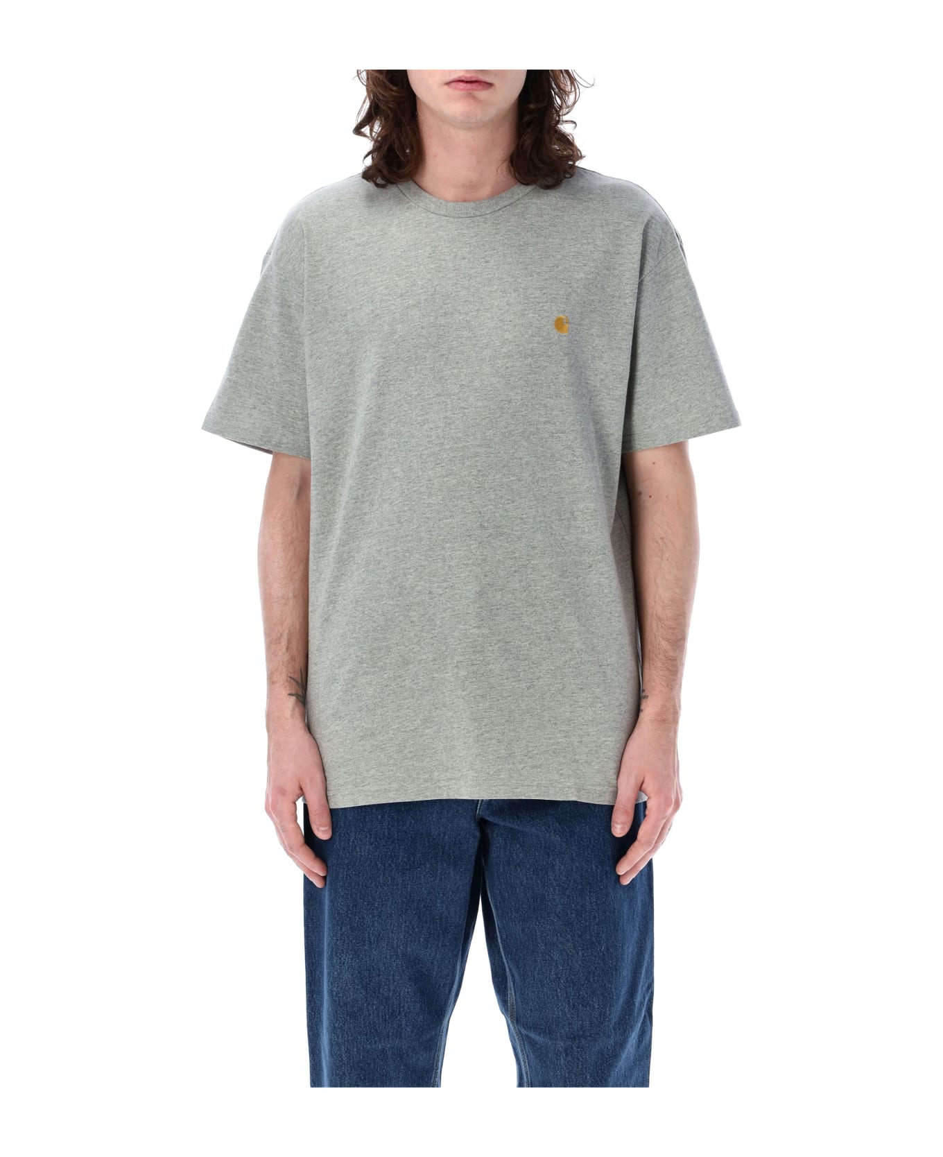 Carhartt Chase S/s T-shirt - GREY HEATHER