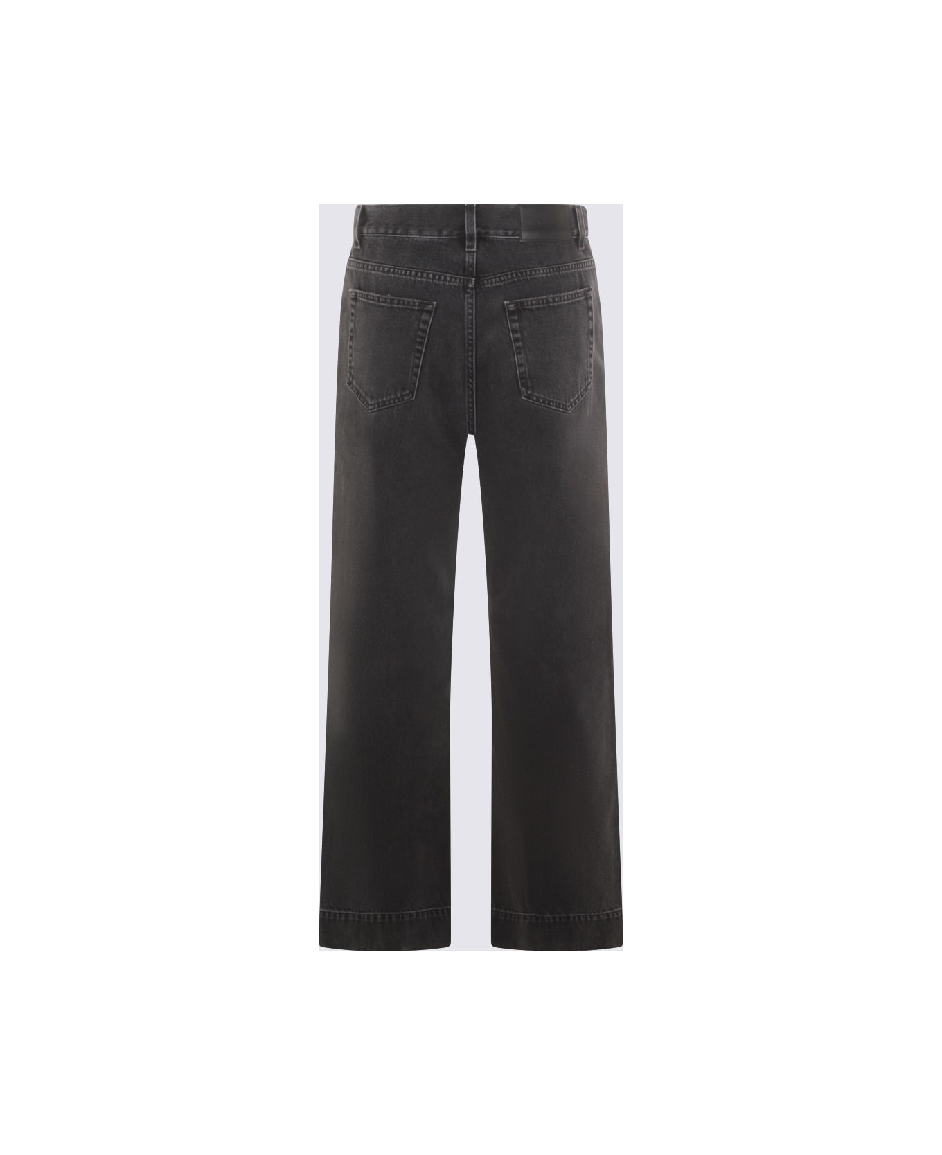 Chloé Black Cotton Jeans - ASPHALT BLACK