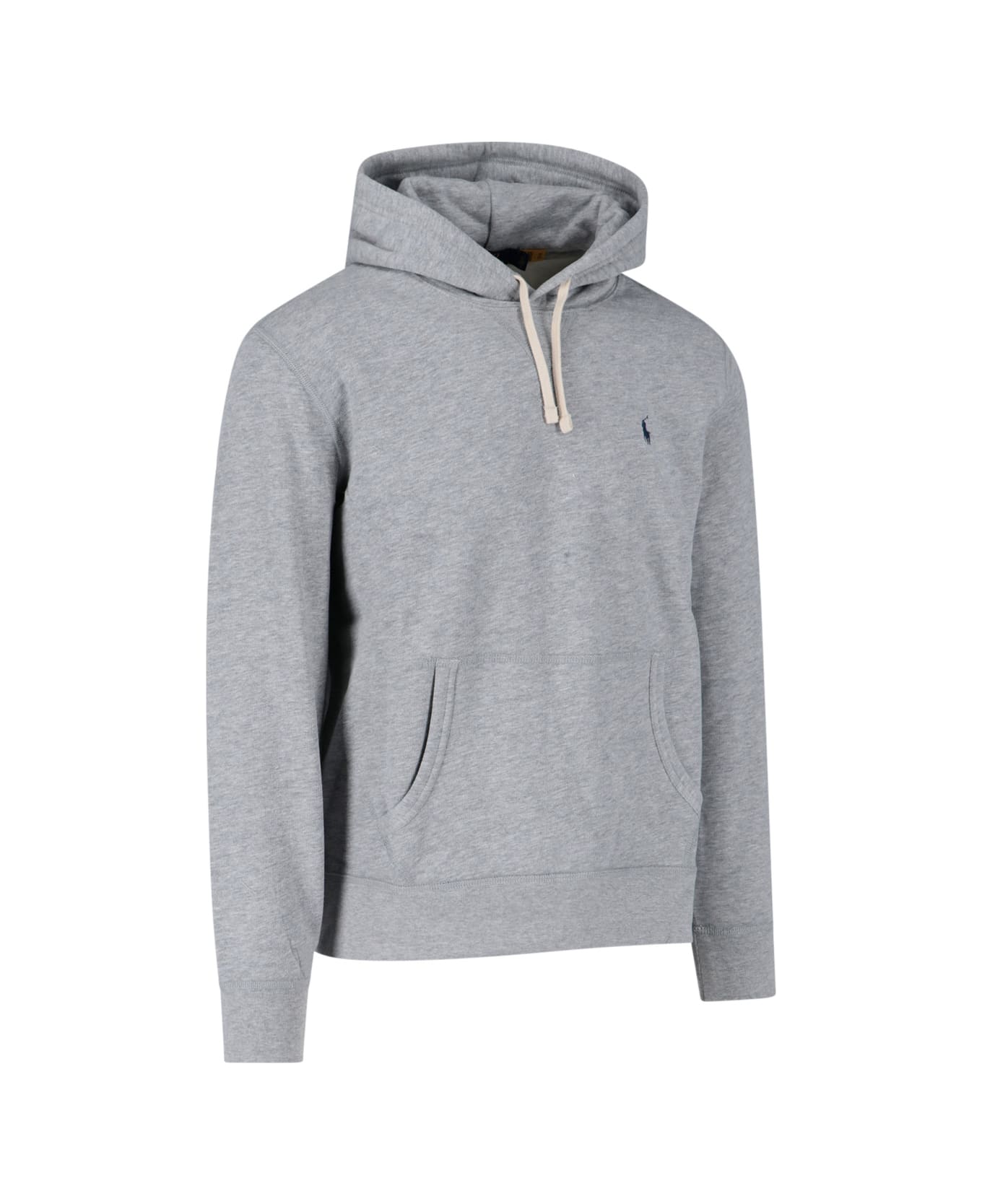 Ralph Lauren Logo Hoodie - ANDOVER HEATHER