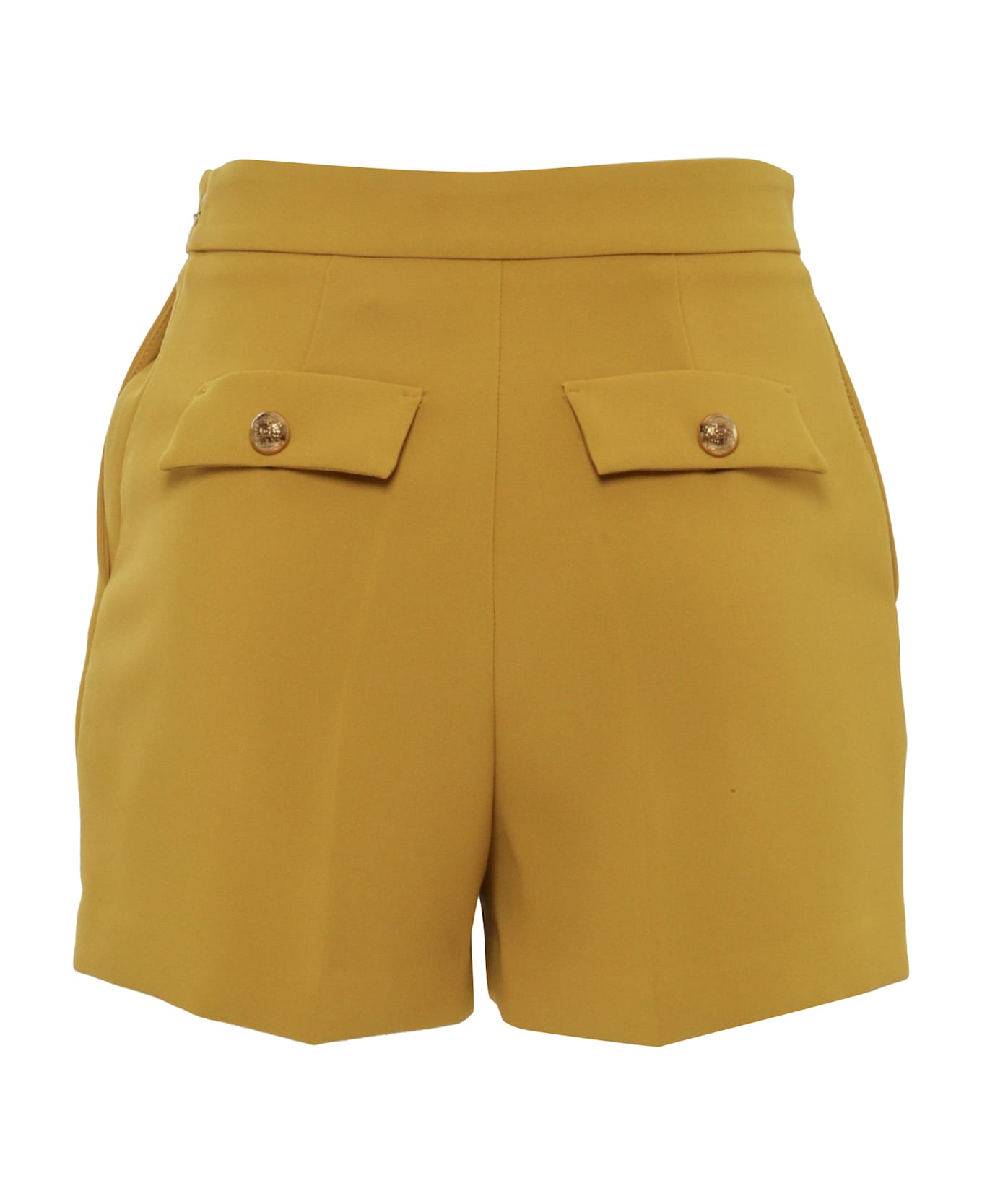 Elisabetta Franchi Yellow Shorts - YELLOW