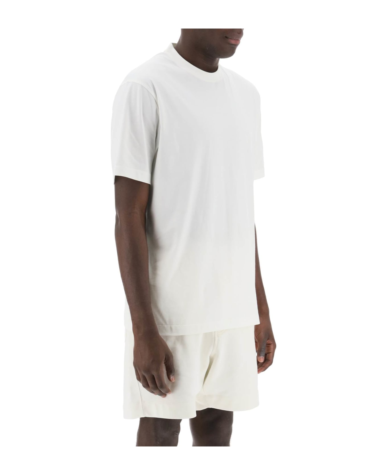 Y-3 Cotton Crew-neck T-shirt - OWHITE
