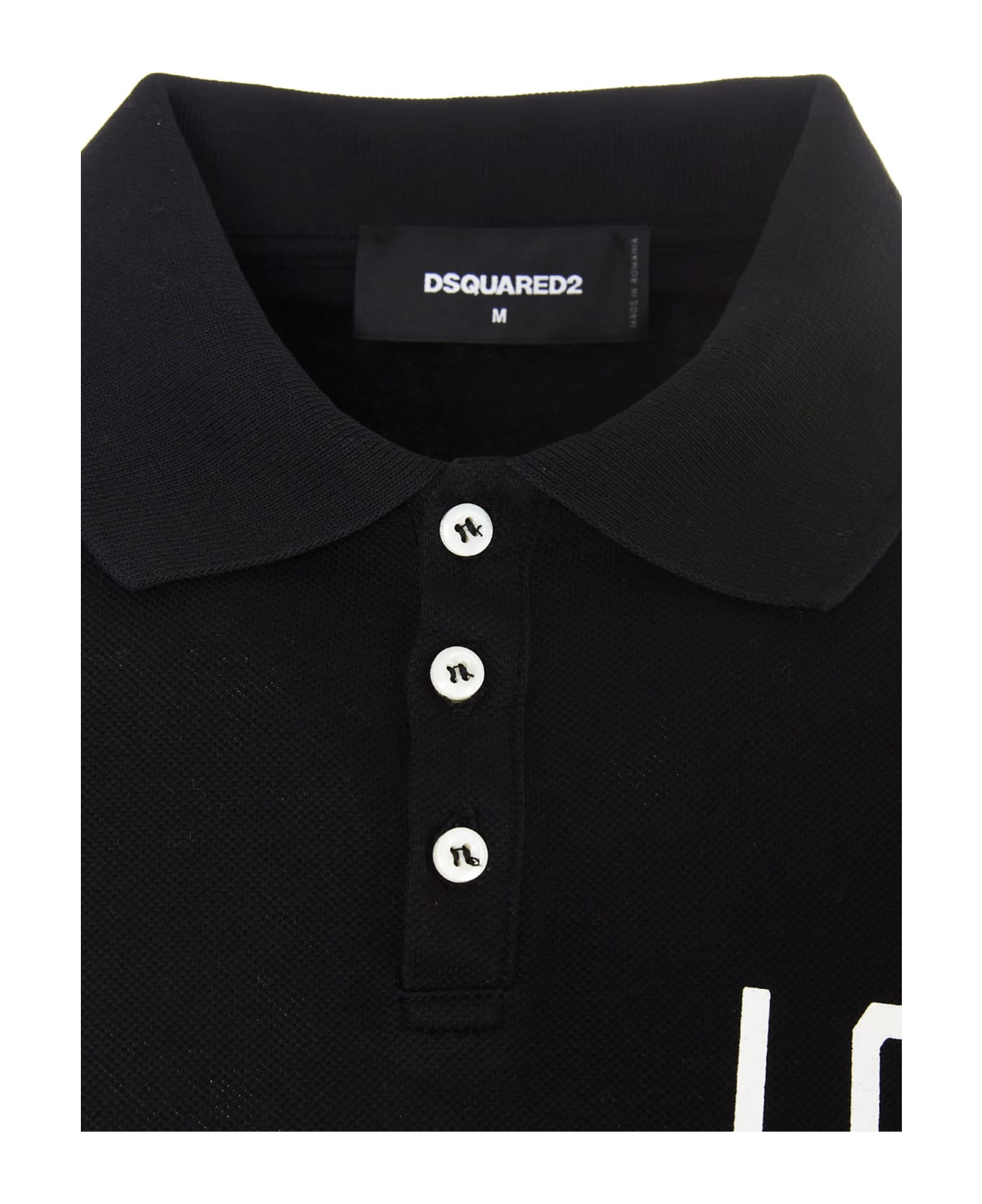Dsquared2 'icon  Polo Shirt - Black  