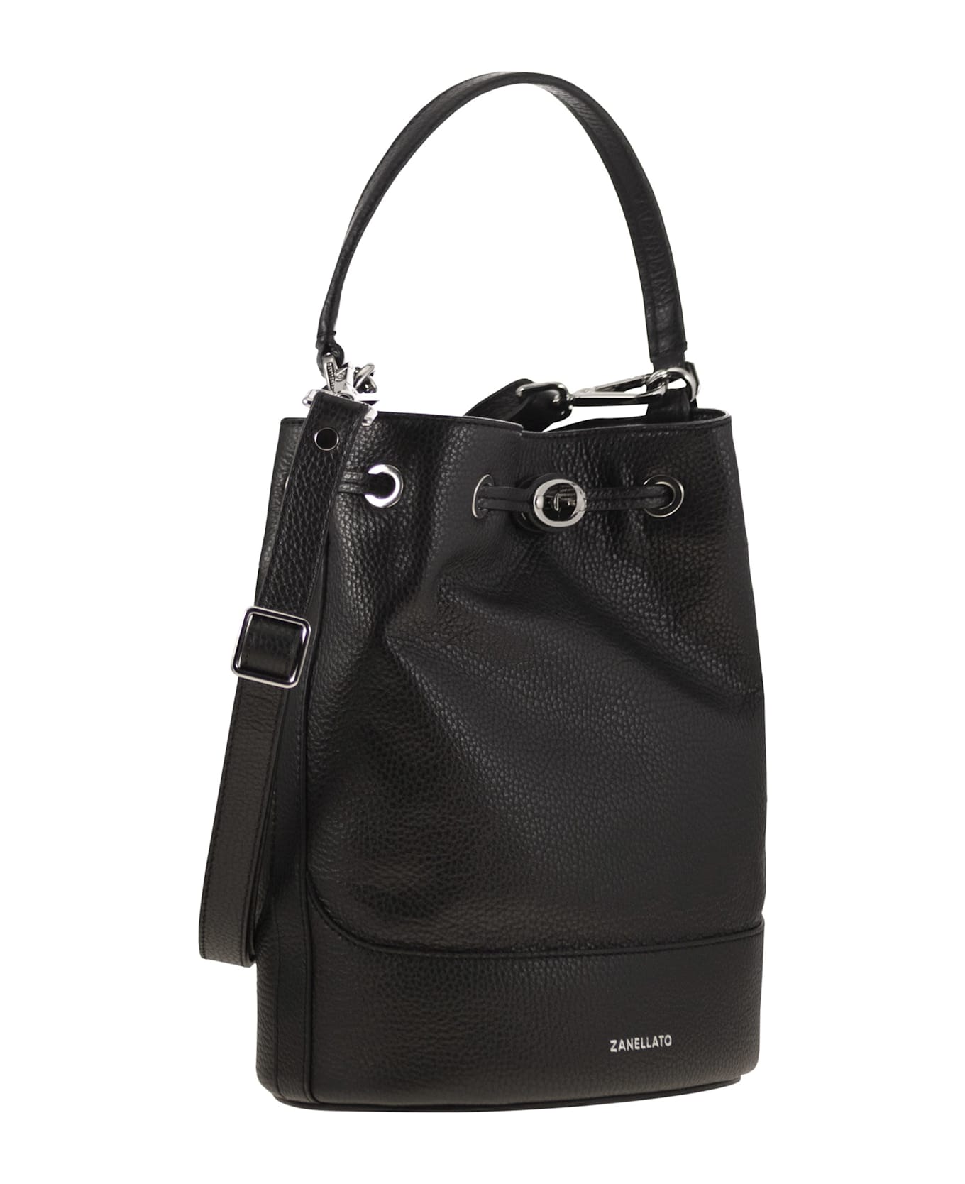 Zanellato Monda
 - Leather Bucket Bag - Black