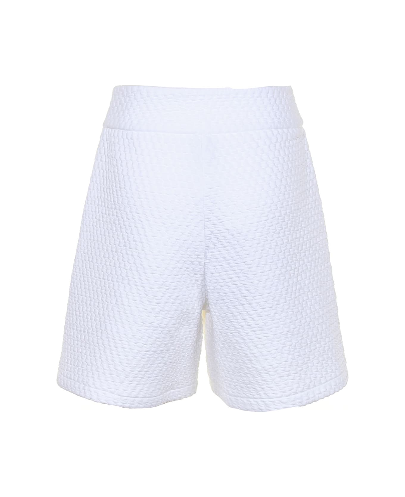 Colmar Shorts With Logo - BIANCO