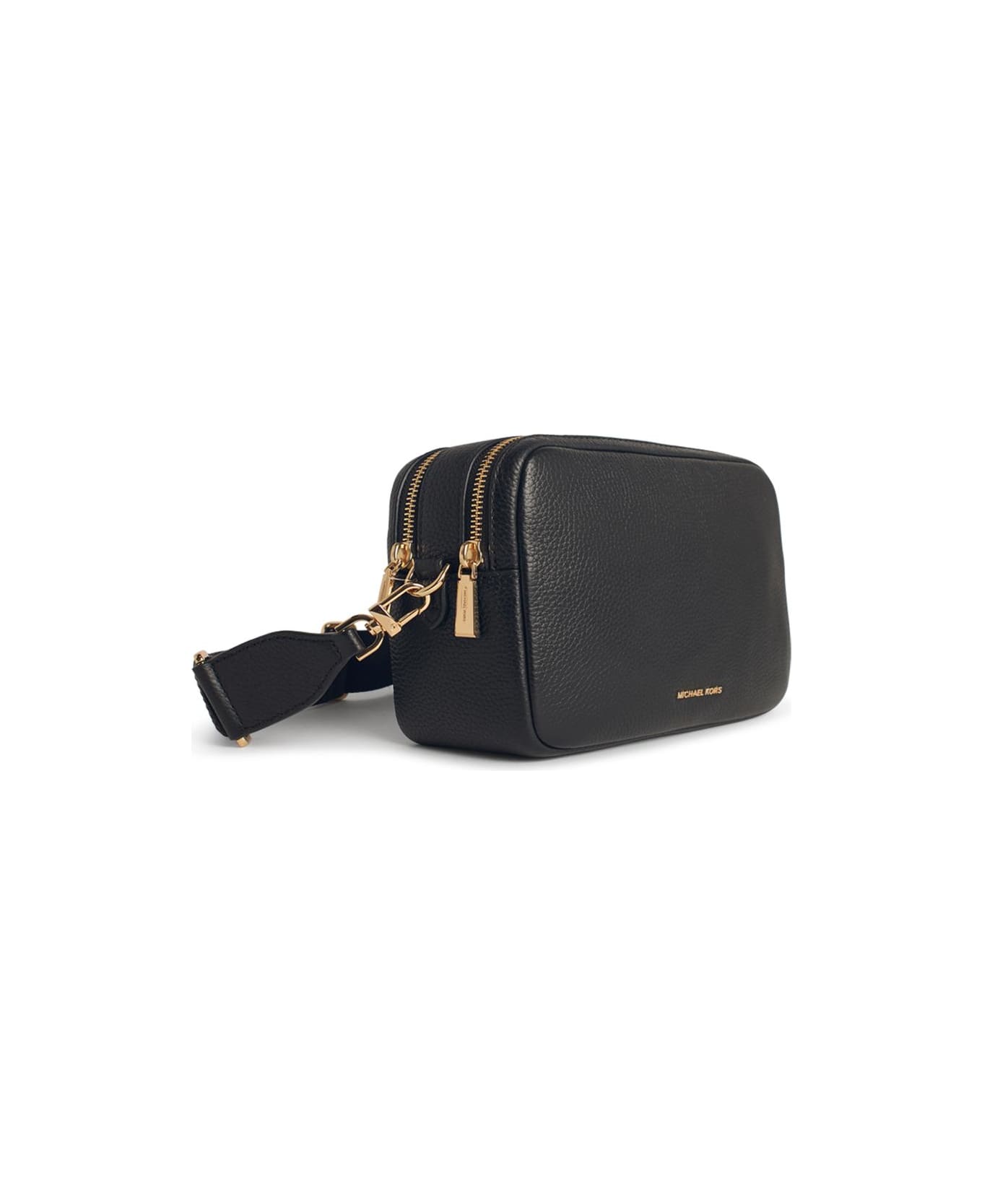 Michael Kors 
briant
 Black Leather Bag - Black