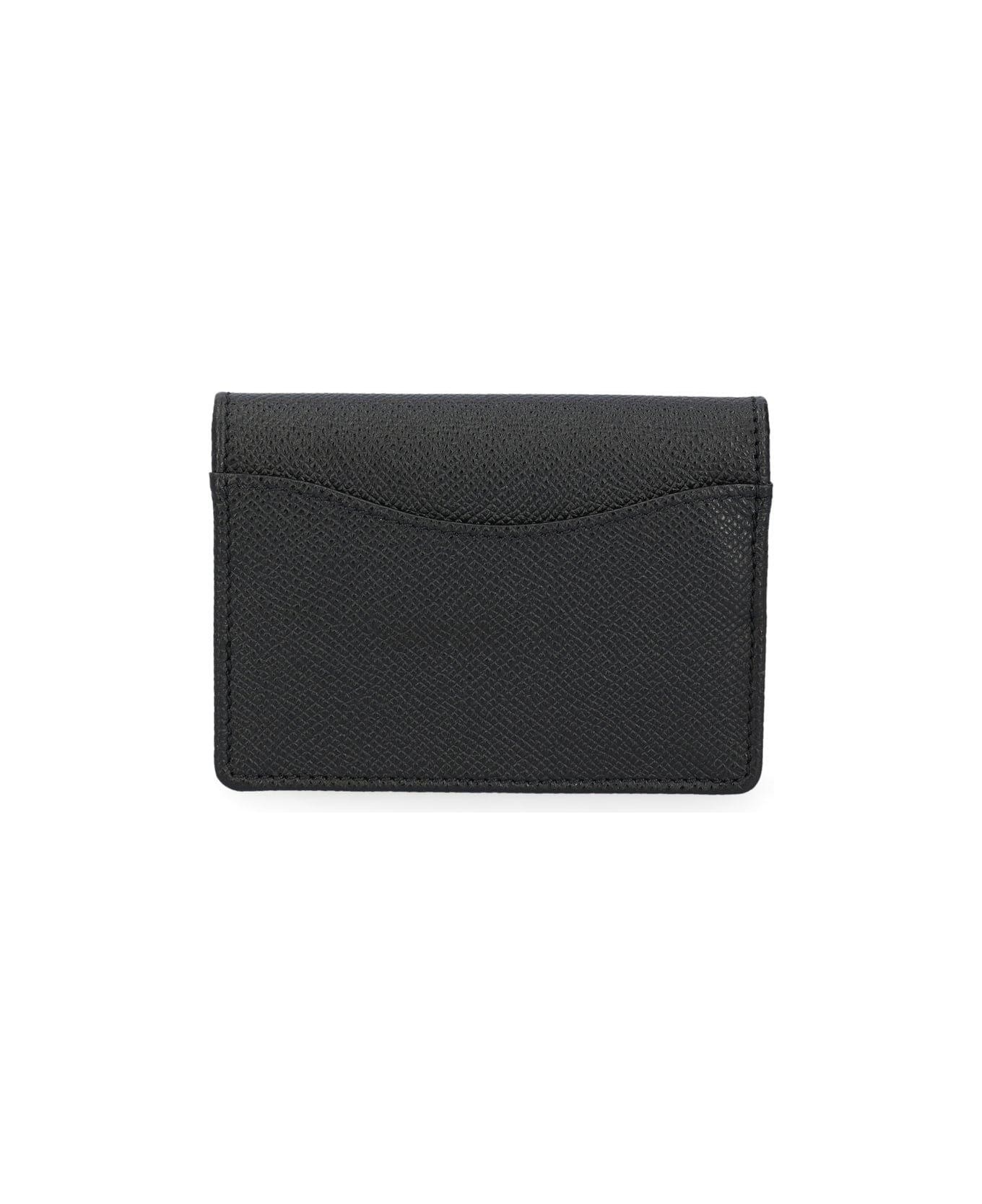 Ferragamo Logo Plaque Wallet - Black 財布