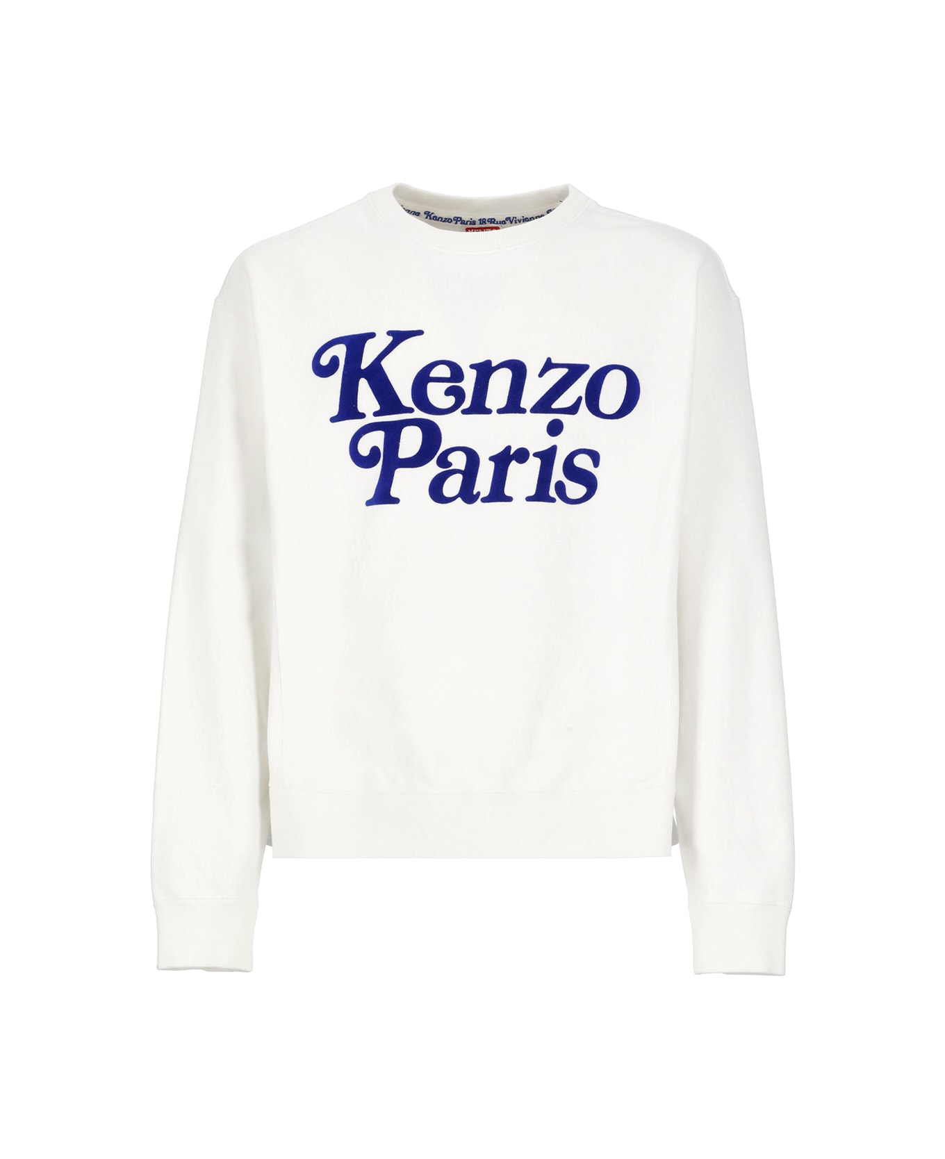 Kenzo White Cotton Sweatshirt - White フリース