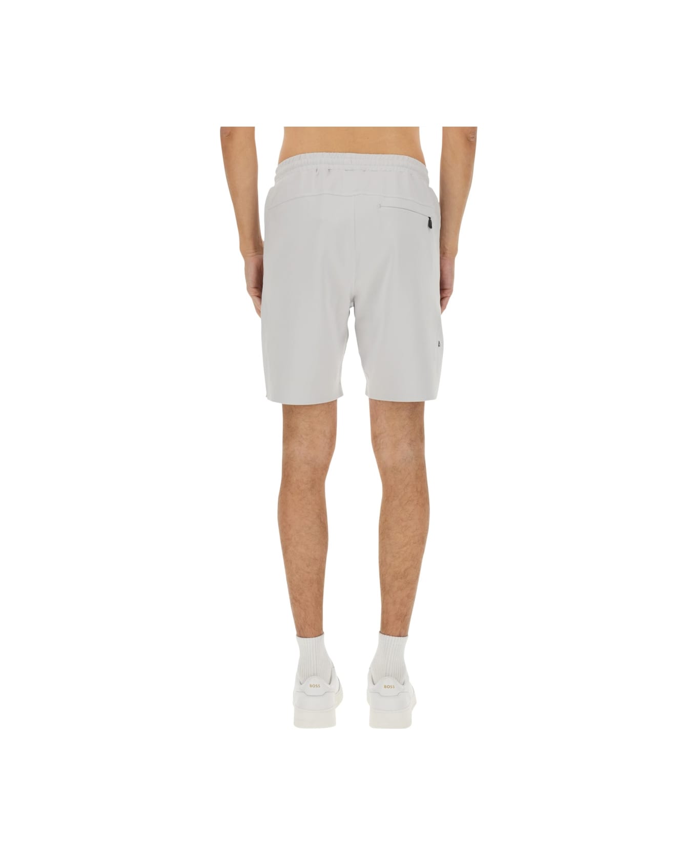 Hugo Boss Technical Fabric Bermuda Shorts - GREY