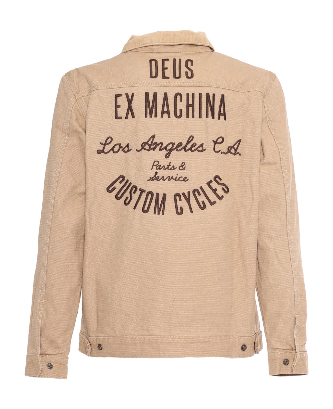 Deus Ex Machina Beige Sweatshirt With Zip - BEIGE