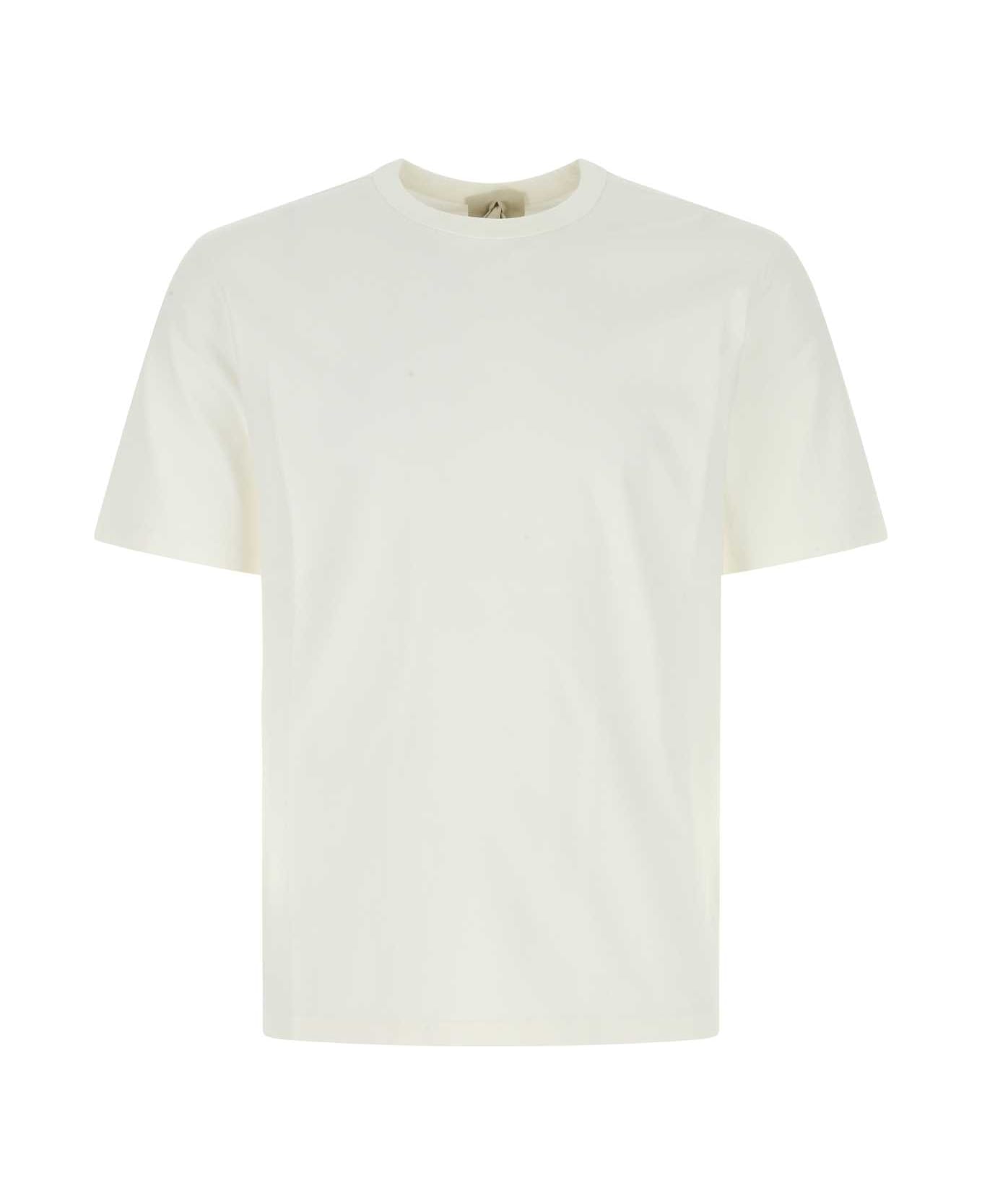 Ten C White Cotton T-shirt - 102