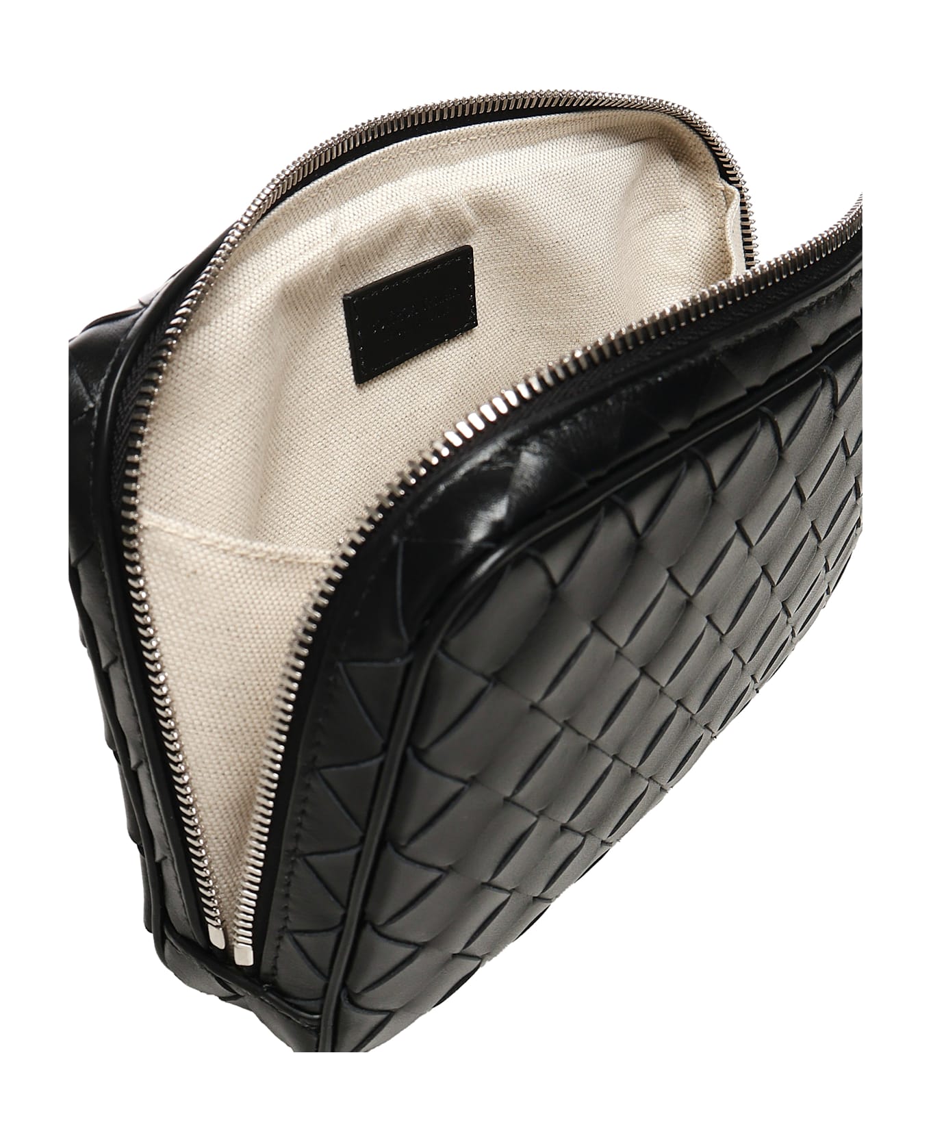 Bottega Veneta Medium Intrecciato Organizer - Black