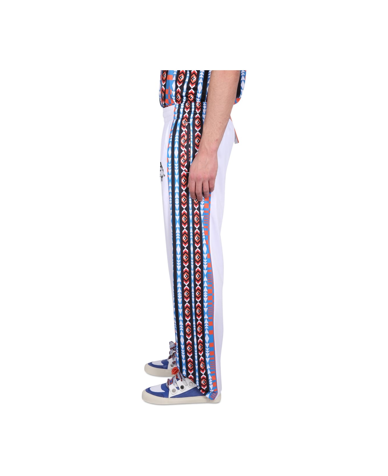 Marcelo Burlon X Kappa Jogging Pants - WHITE