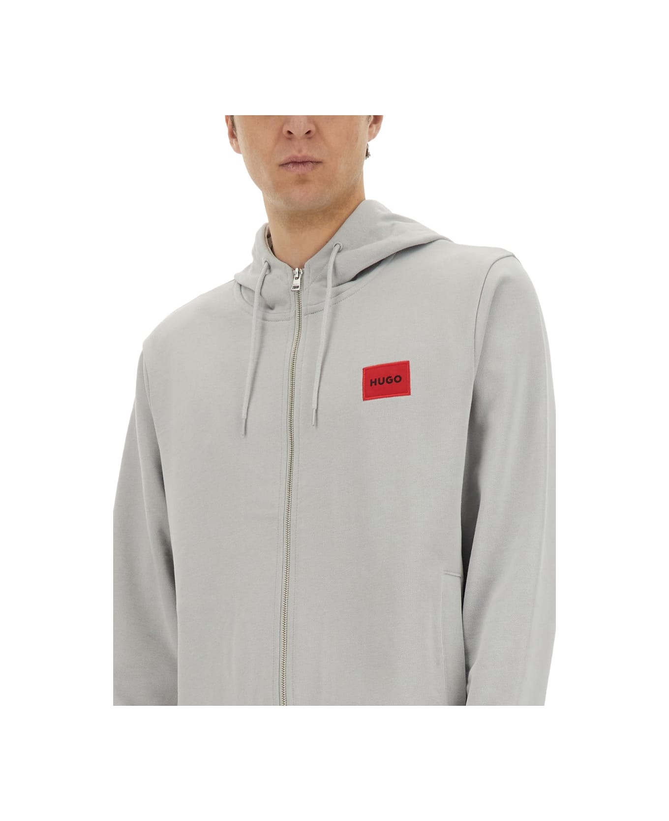 Hugo Boss Sweatshirt With Logo - GREY