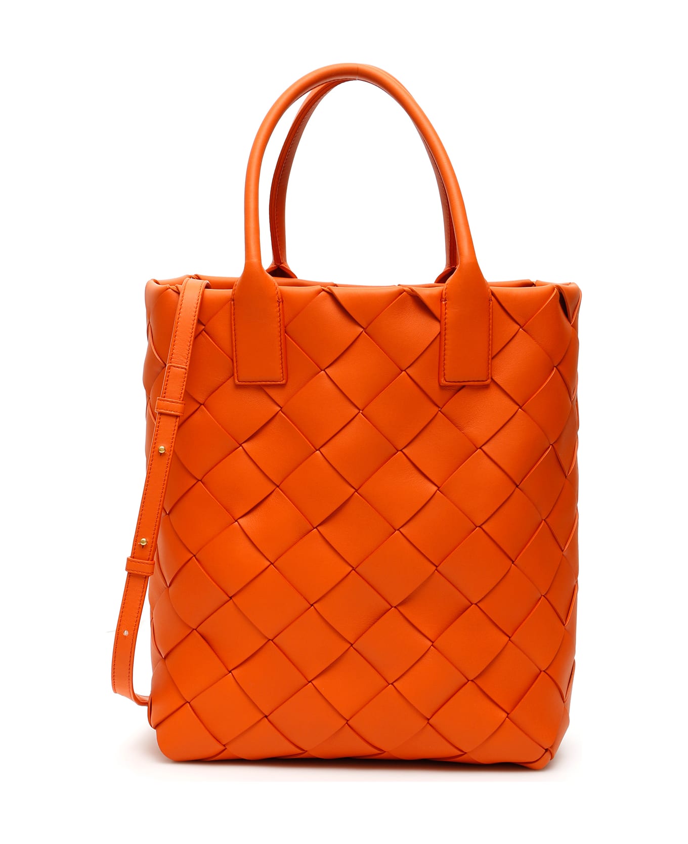 Bottega Veneta Maxi Cabat 30 Bag - BURNED ORANGE GOLD (Orange)