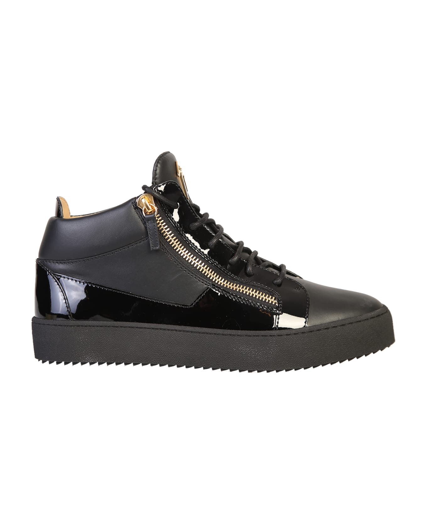 Giuseppe Zanotti Branded Sneakers - Black