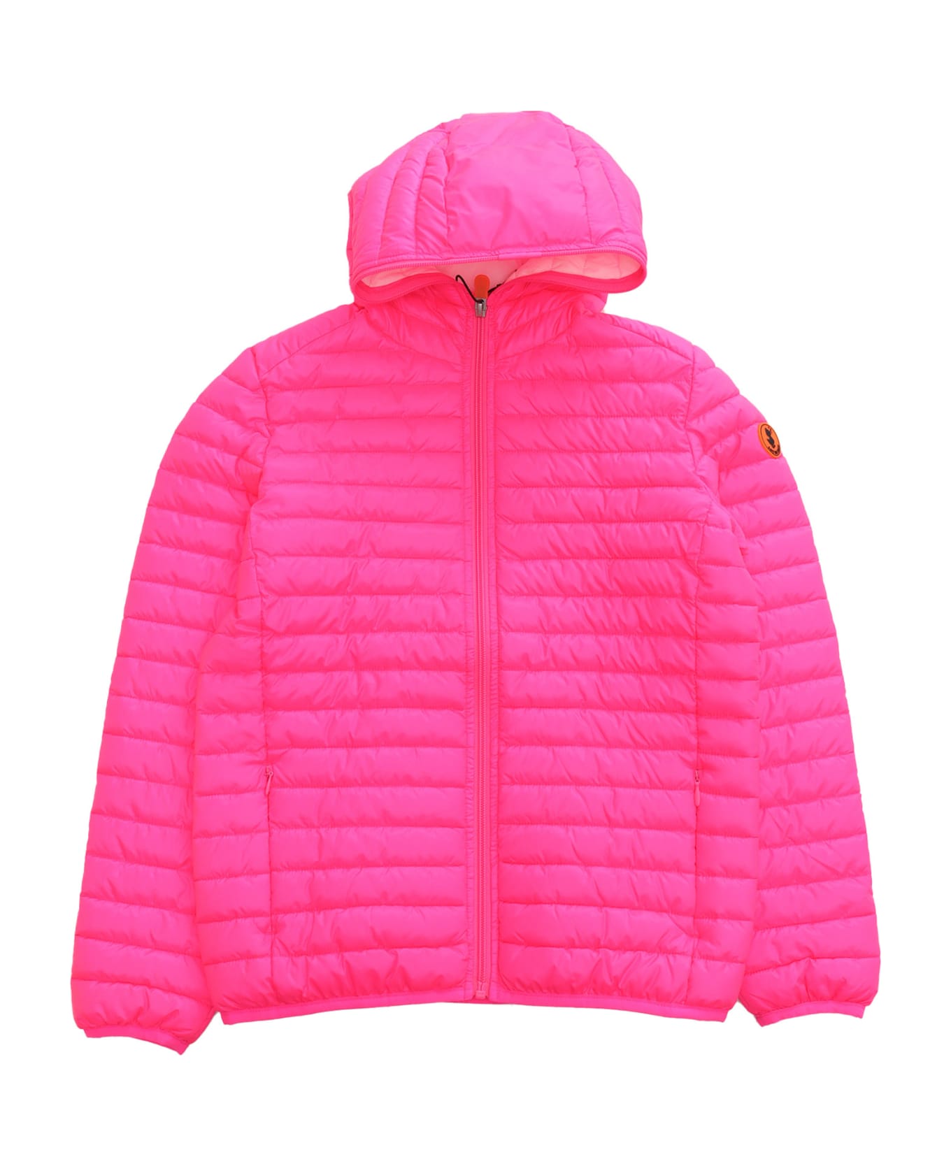Save the Duck Fluo Hooded Jacket - PINK