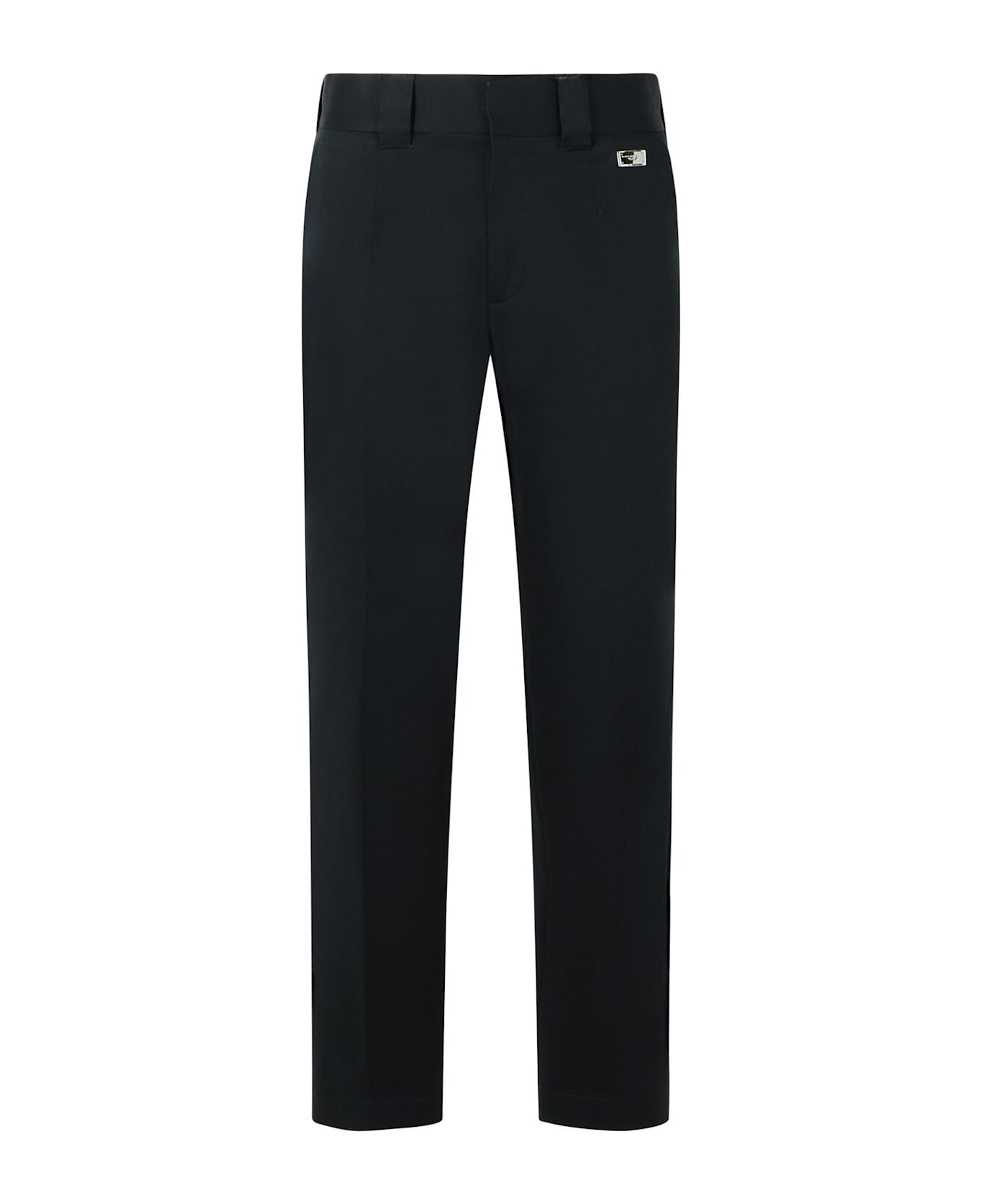 Dolce 
Gabbana Black Cotton Trousers - Nero