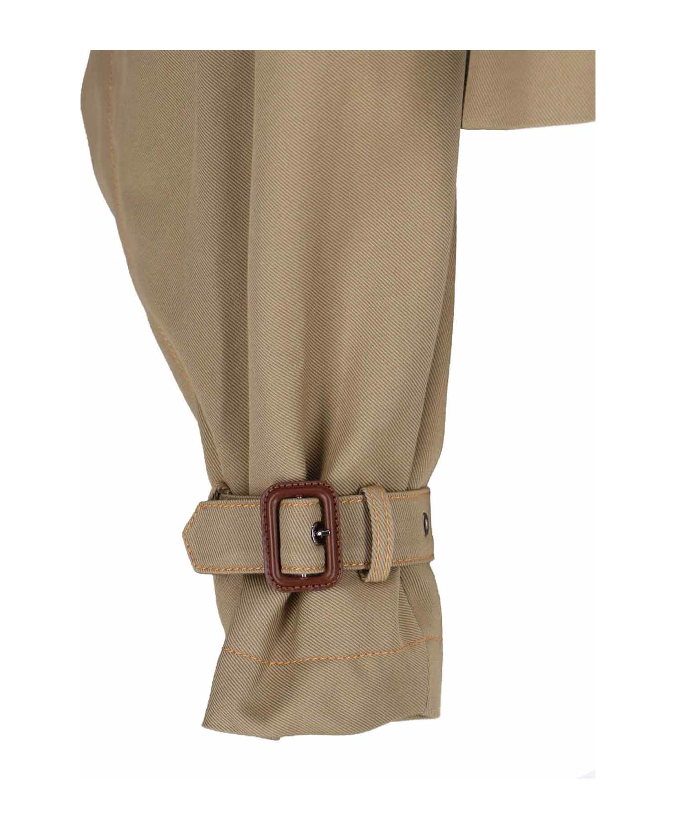 Vivienne Westwood 
cut Off Graziano
 Crop Jacket - Beige