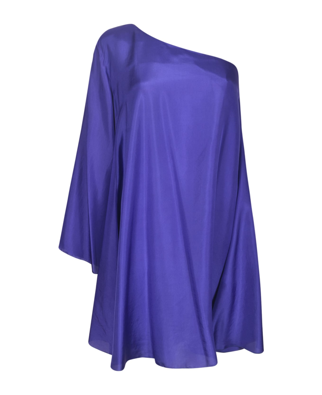 Forte_Forte One-sleeve Dress - Blue ワンピース＆ドレス