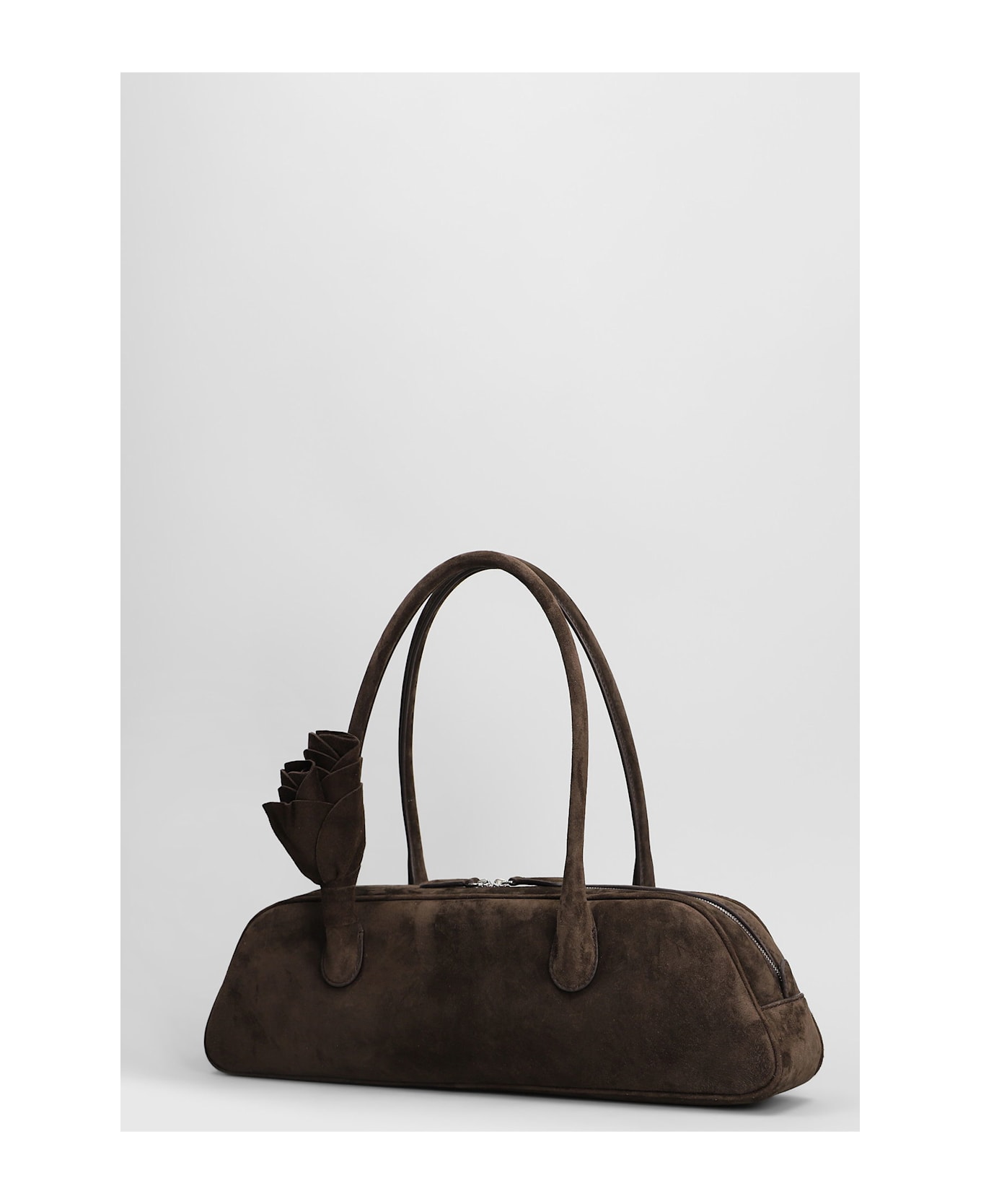 Magda Butrym Brigitte Hand Bag In Brown Suede - brown トートバッグ