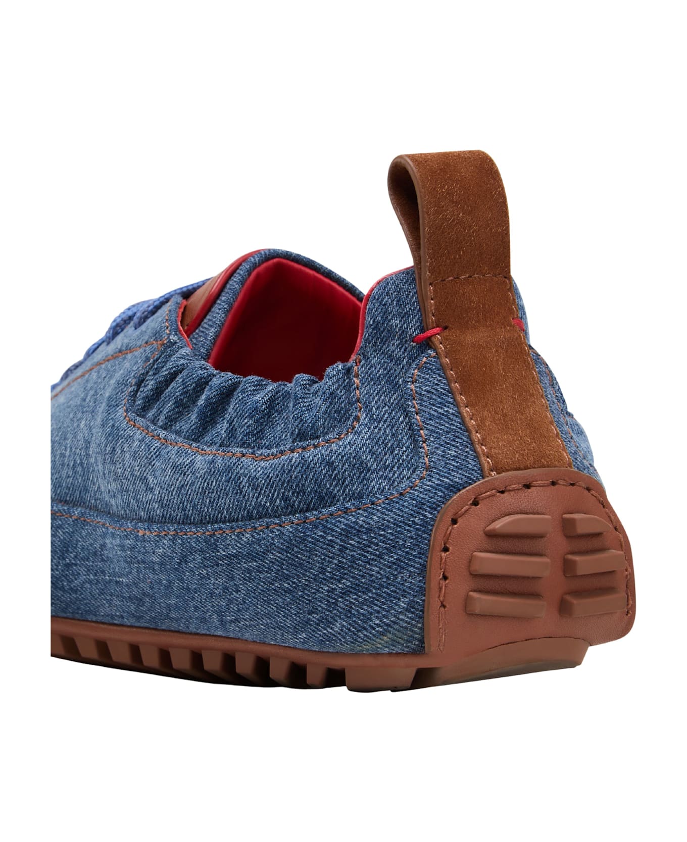 Ferrari Sneaker Driver In Denim - Denim