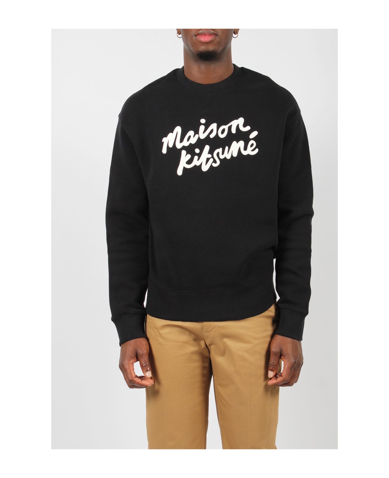 Maison Kitsuné Maison Kitsune Handwriting Comfort Sweatshirt - Black