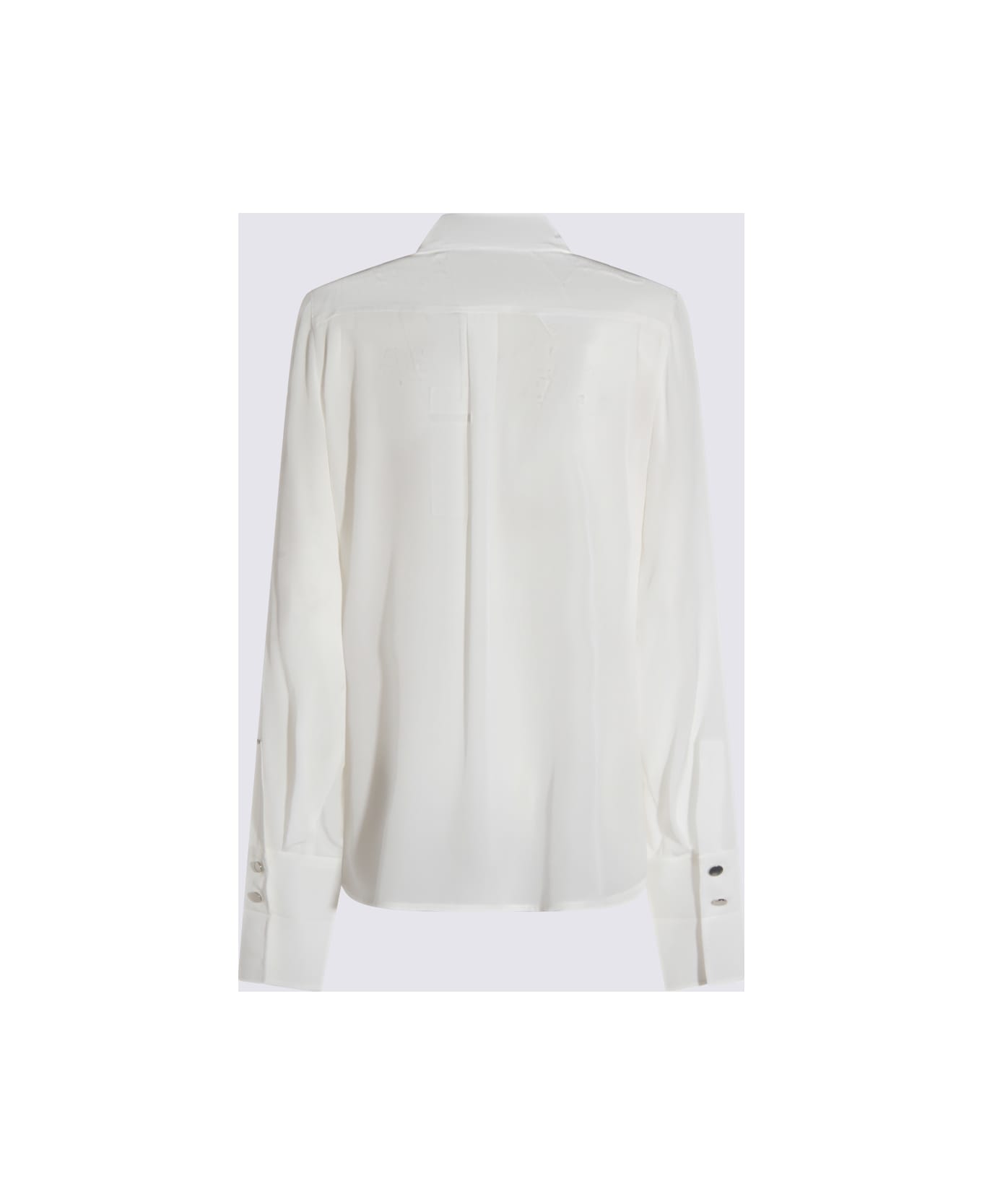 SportMax White Silk Shirt - White