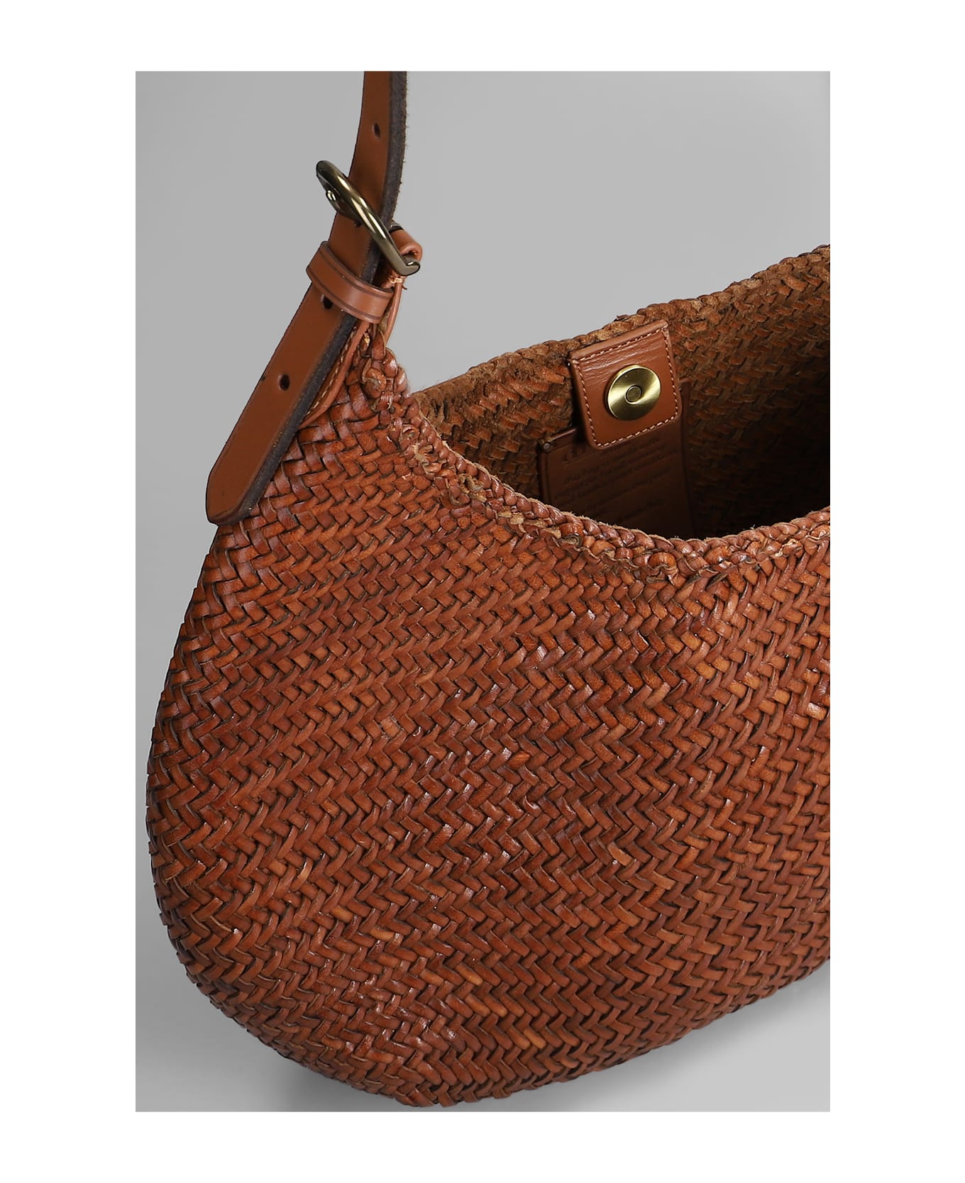 Dragon Diffusion Luna Mezza Tote In Leather Color Leather - leather color