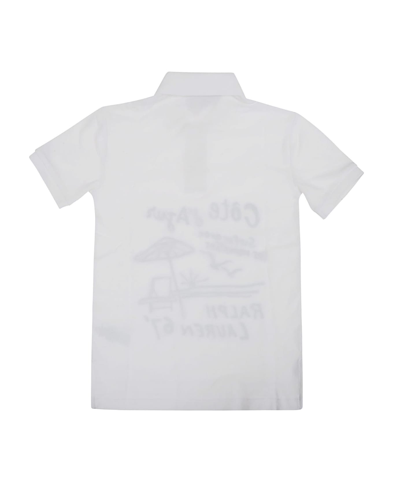 Ralph Lauren Sskcm1-knit Shirts-polo Shirt - Classic Oxford White