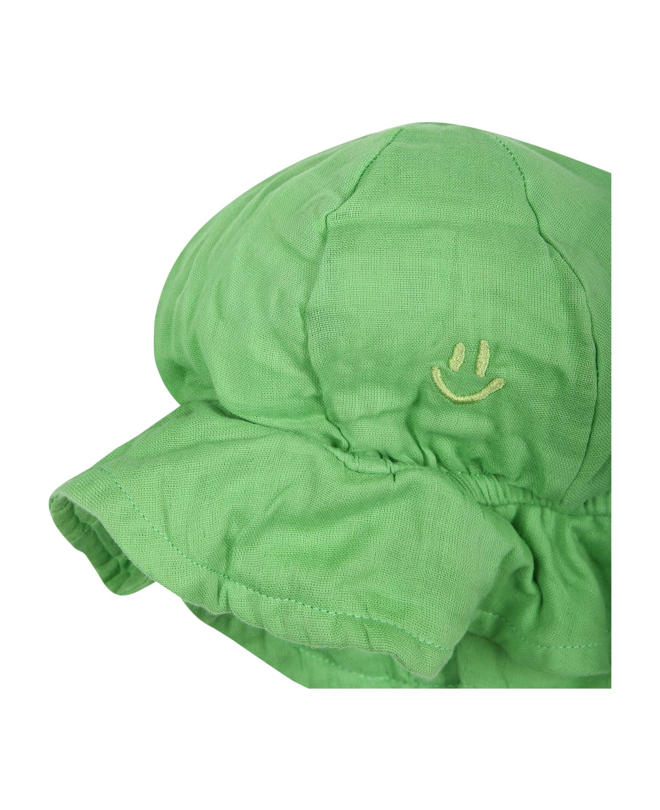 Molo Green Cloche For Bébé Kids With Smile - Green アクセサリー＆ギフト