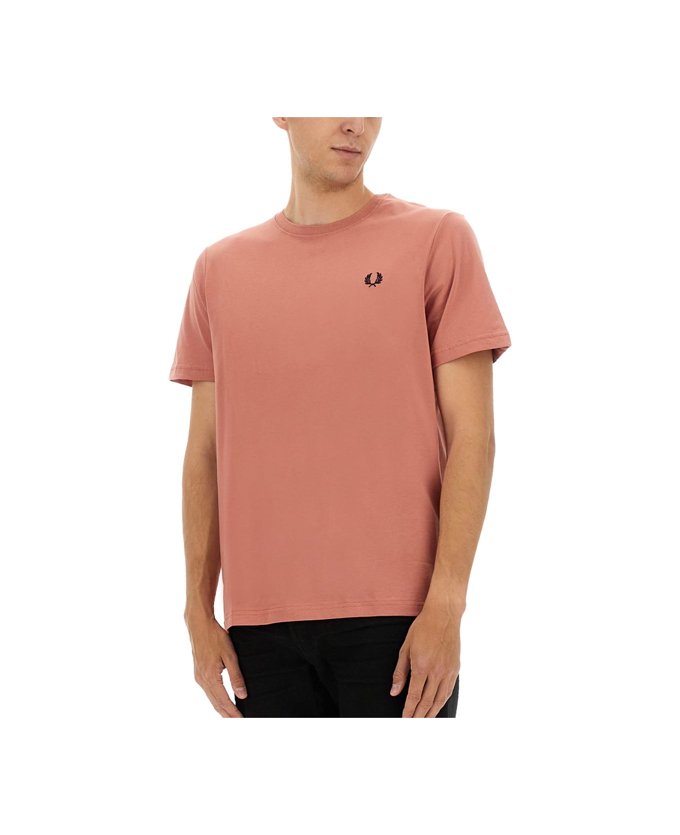 Fred Perry Cotton T-shirt - PINK