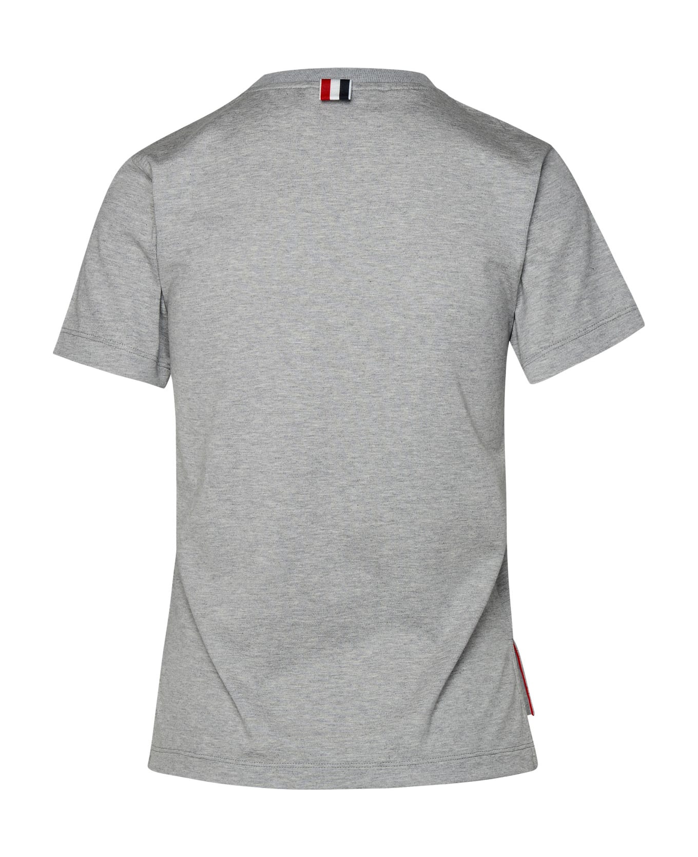 Thom Browne 'relaxed' Grey Cotton T-shirt - LIGHT GREY