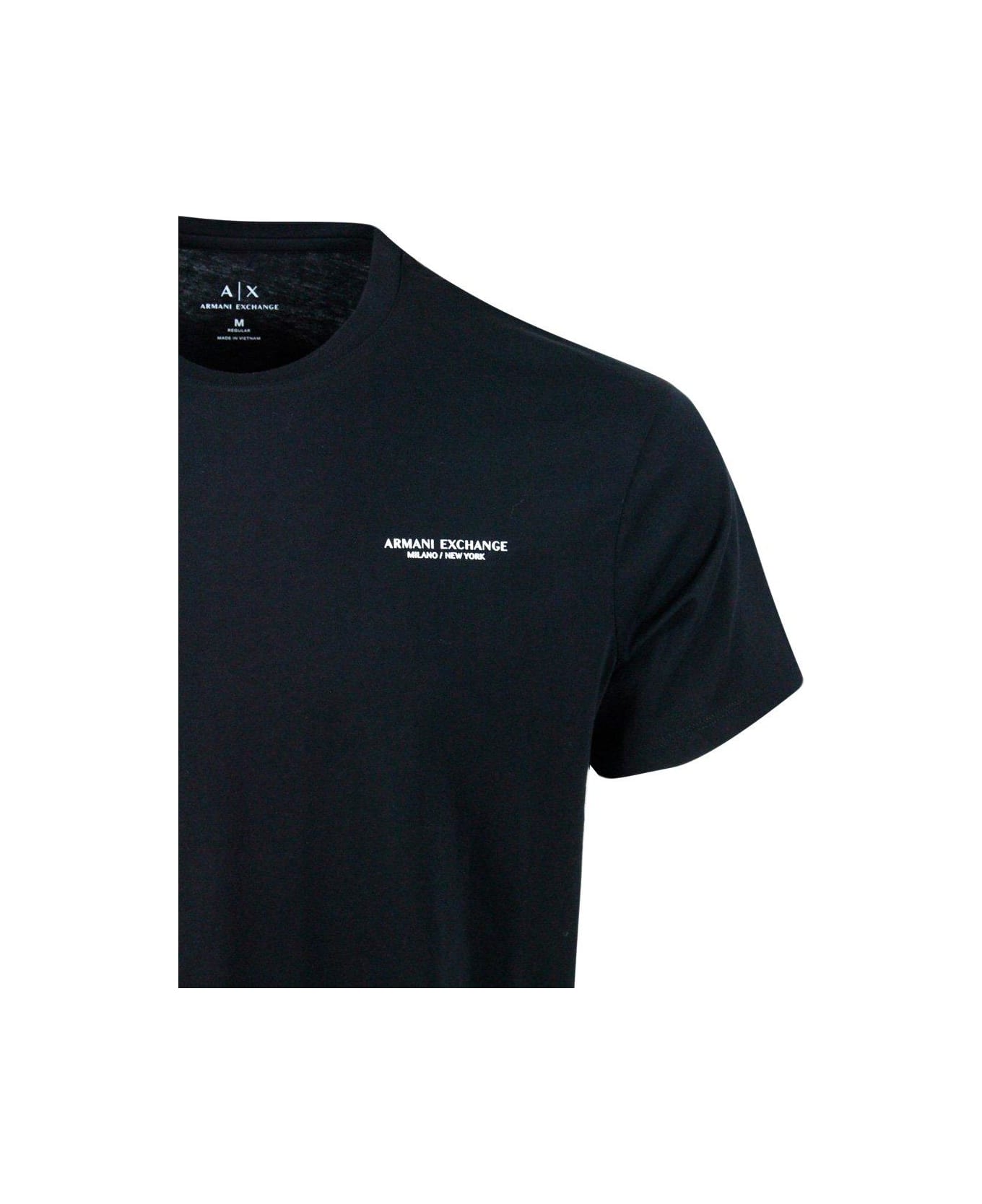 Armani Collezioni Logo-printed Crewneck T-shirt - Black