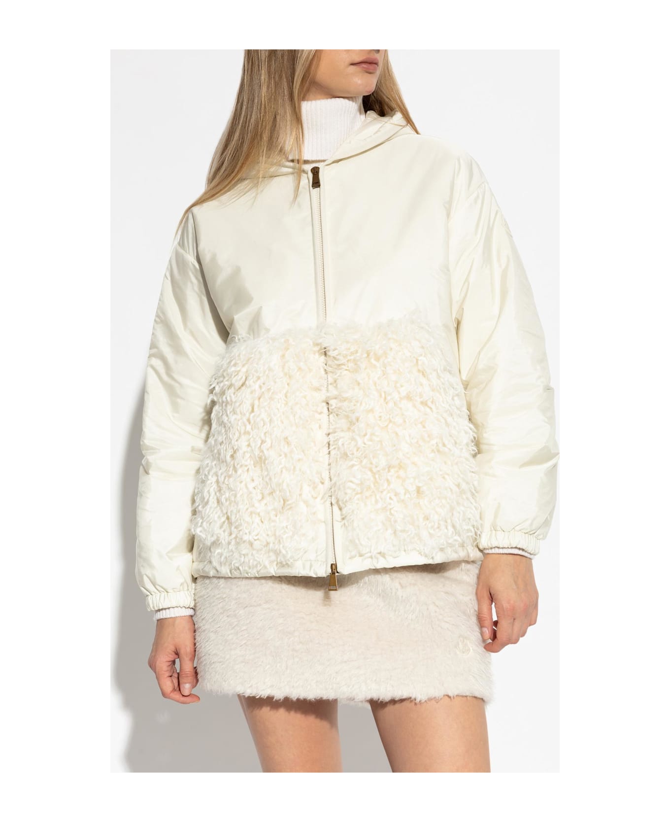 Moncler Jacket With Hood - White