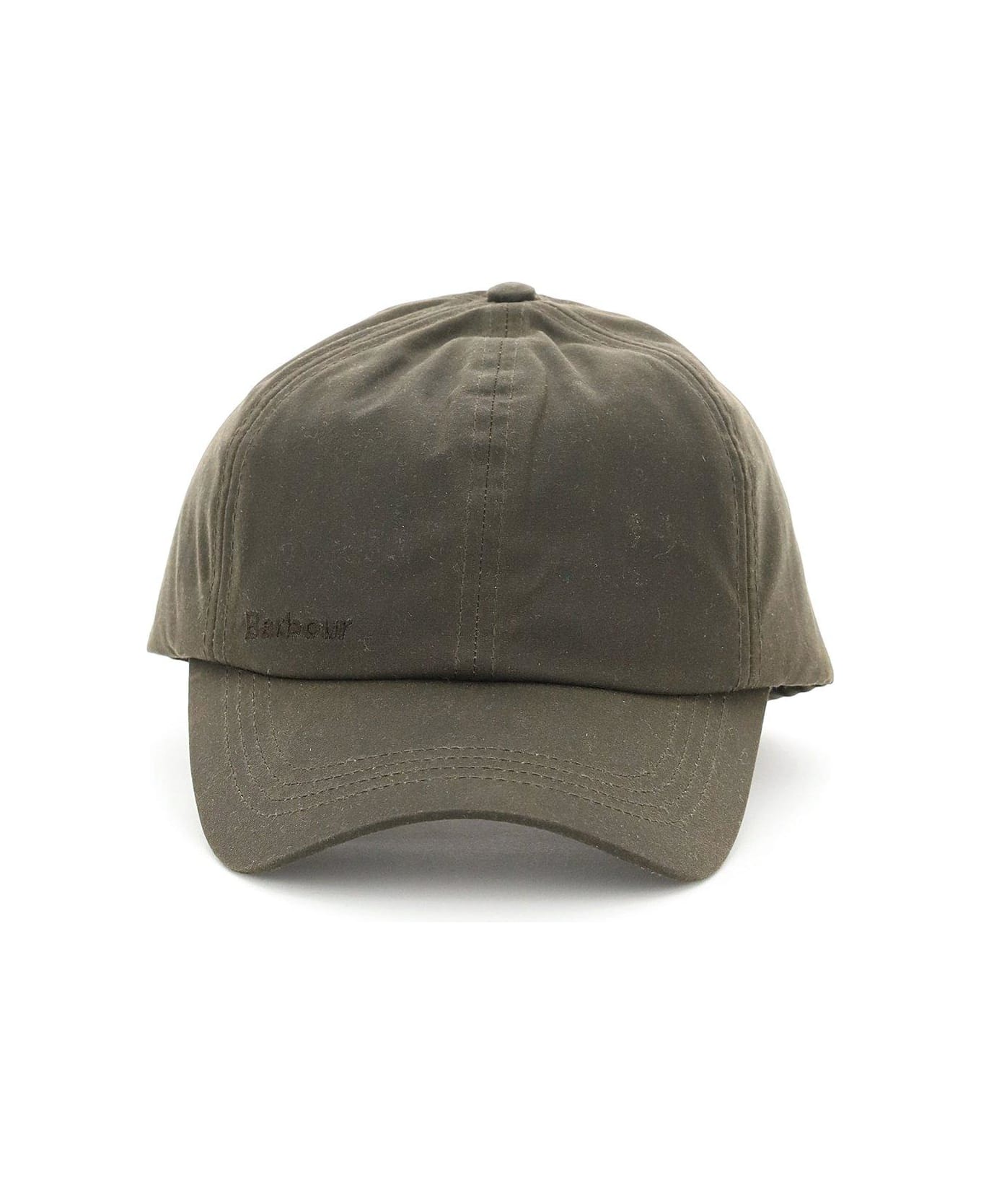 Barbour Curved Peak Baseball Cap - GREEN