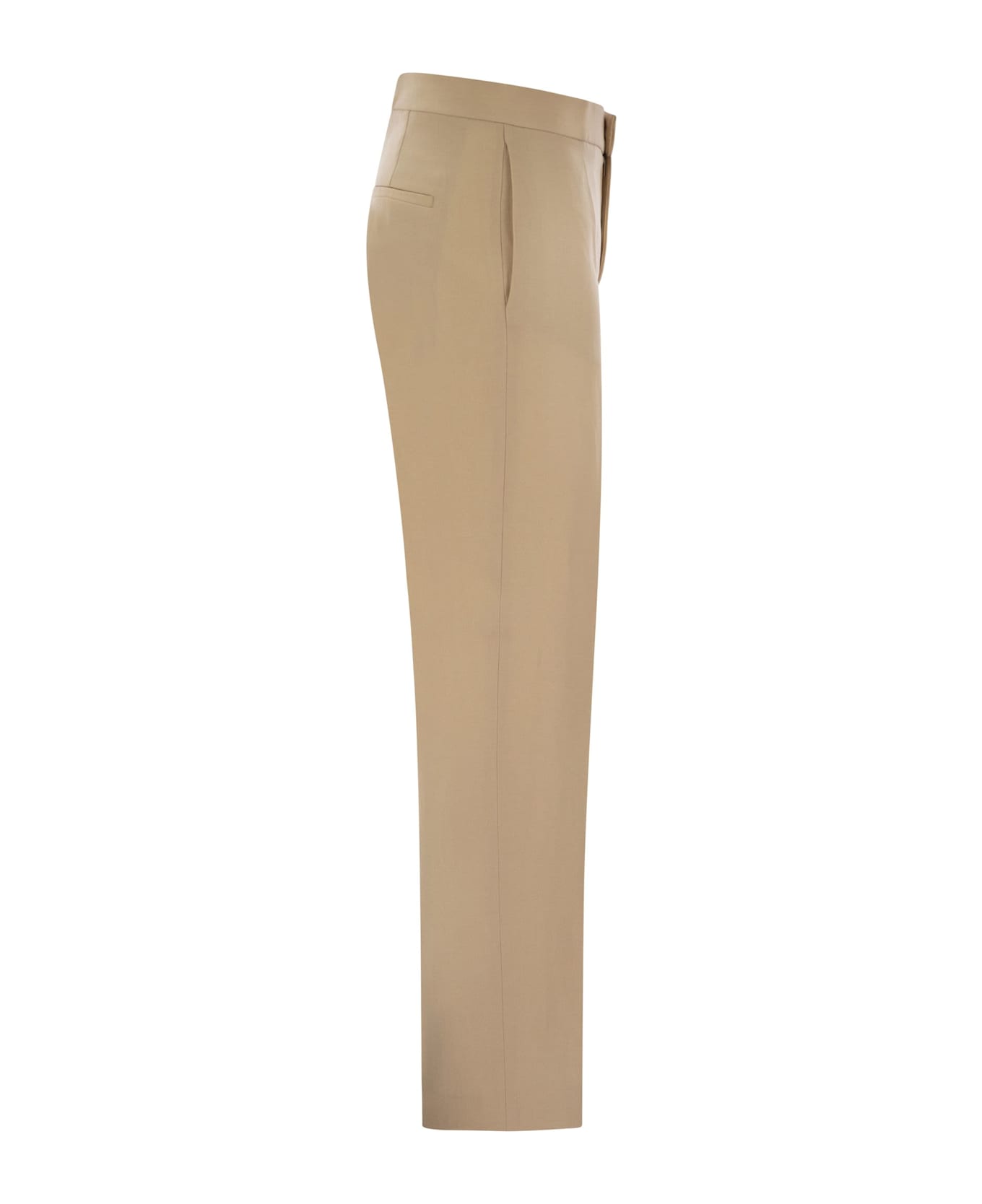 Fabiana Filippi Linen Chino Trousers - Sand