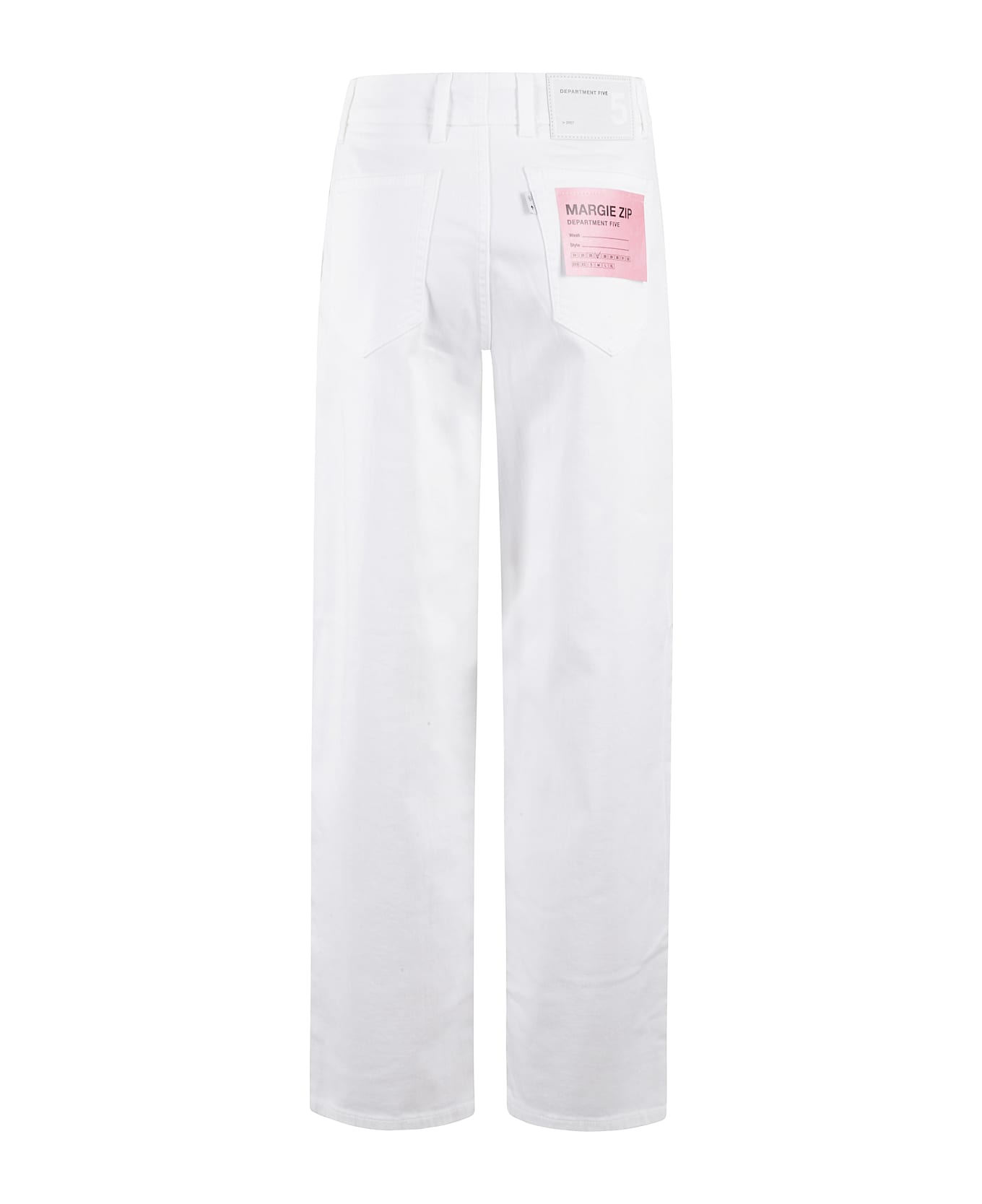 Department Five Margie Zip Pant 5tk Carrot - Bianco